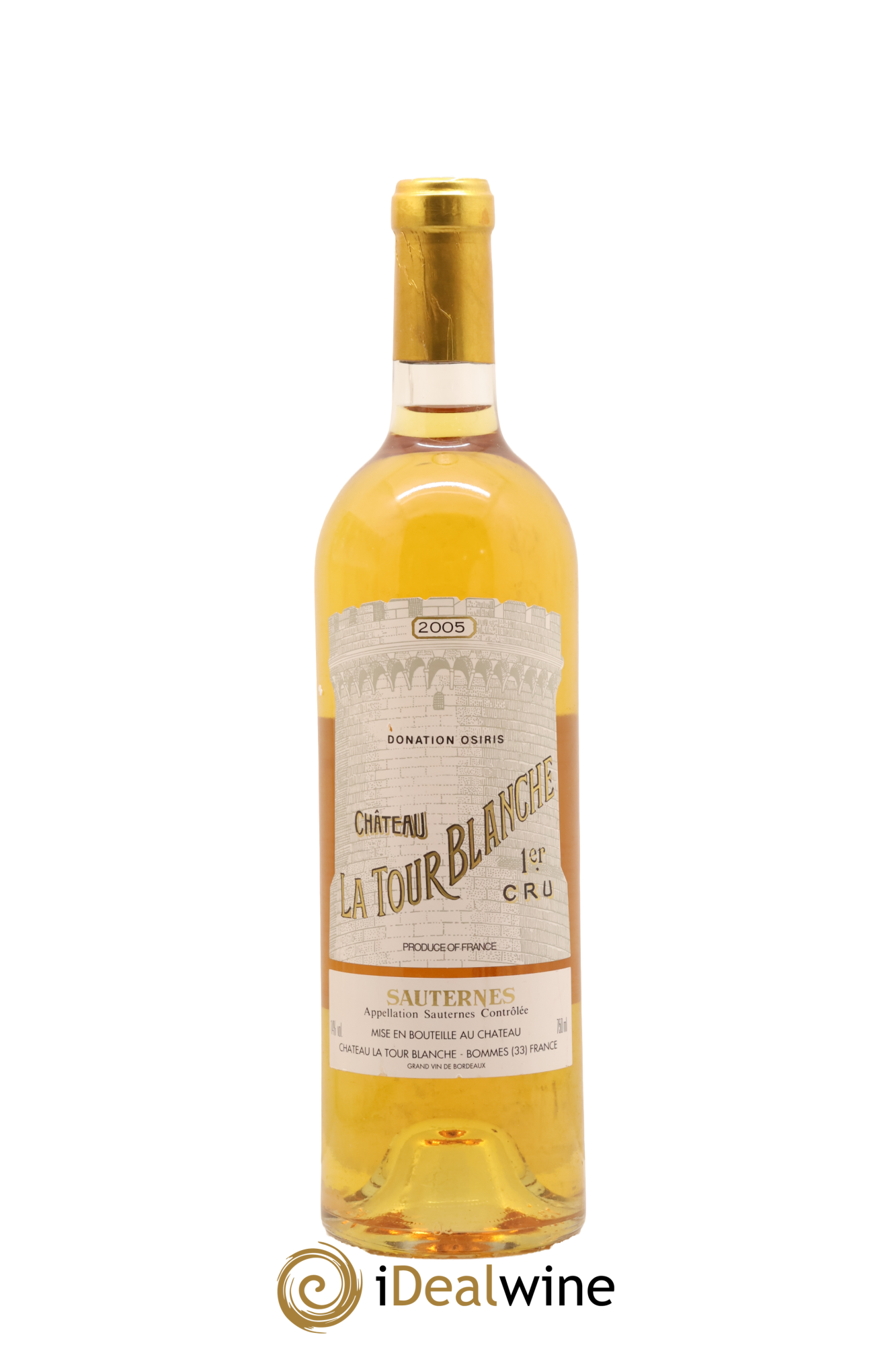 Château la Tour Blanche 1er Grand Cru Classé 2005 - Lot de 1 bouteille - 0
