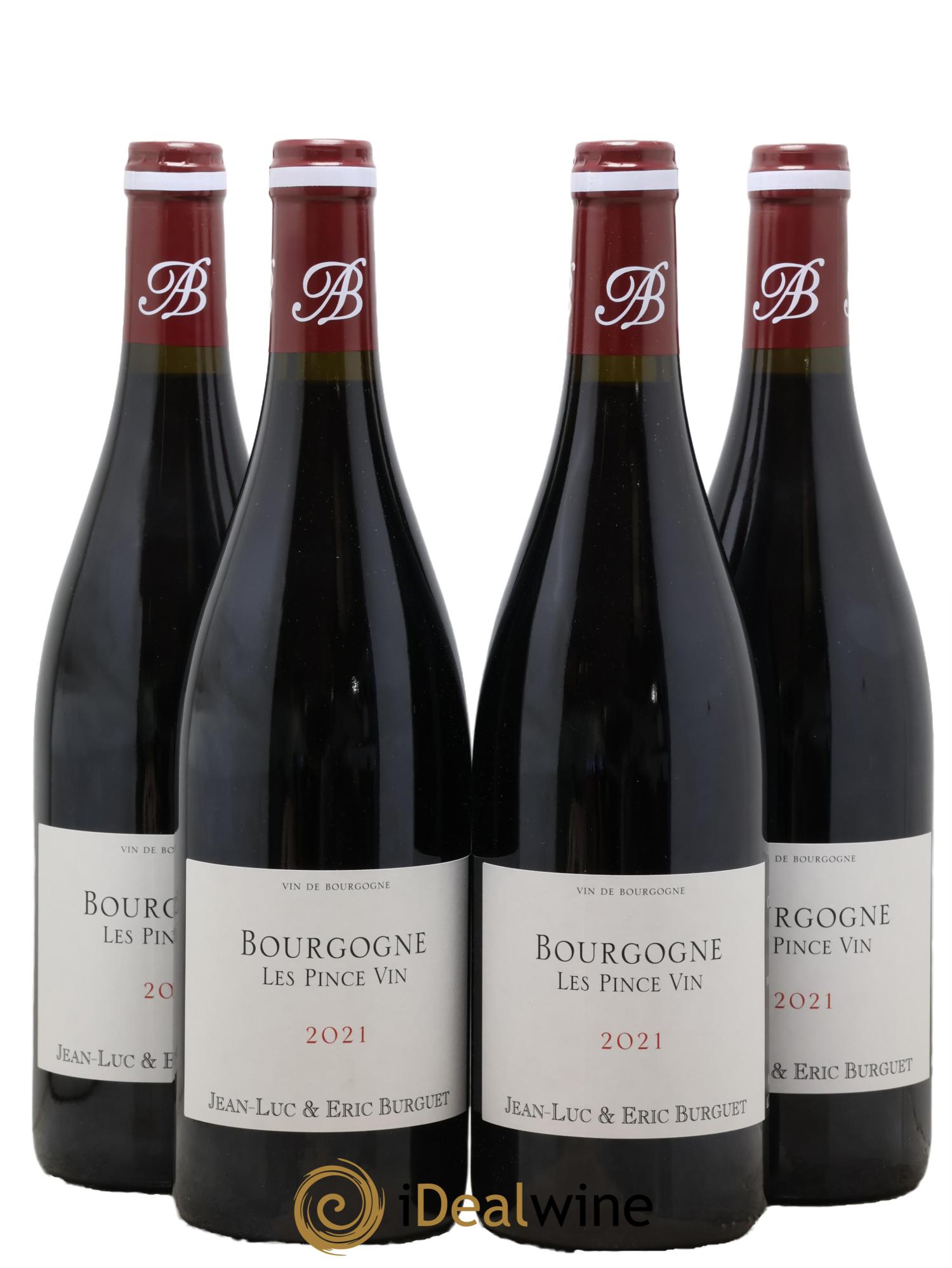 Bourgogne Les Pince Vin J L & E.Burguet 2021 - Lotto di 4 bottiglie - 0