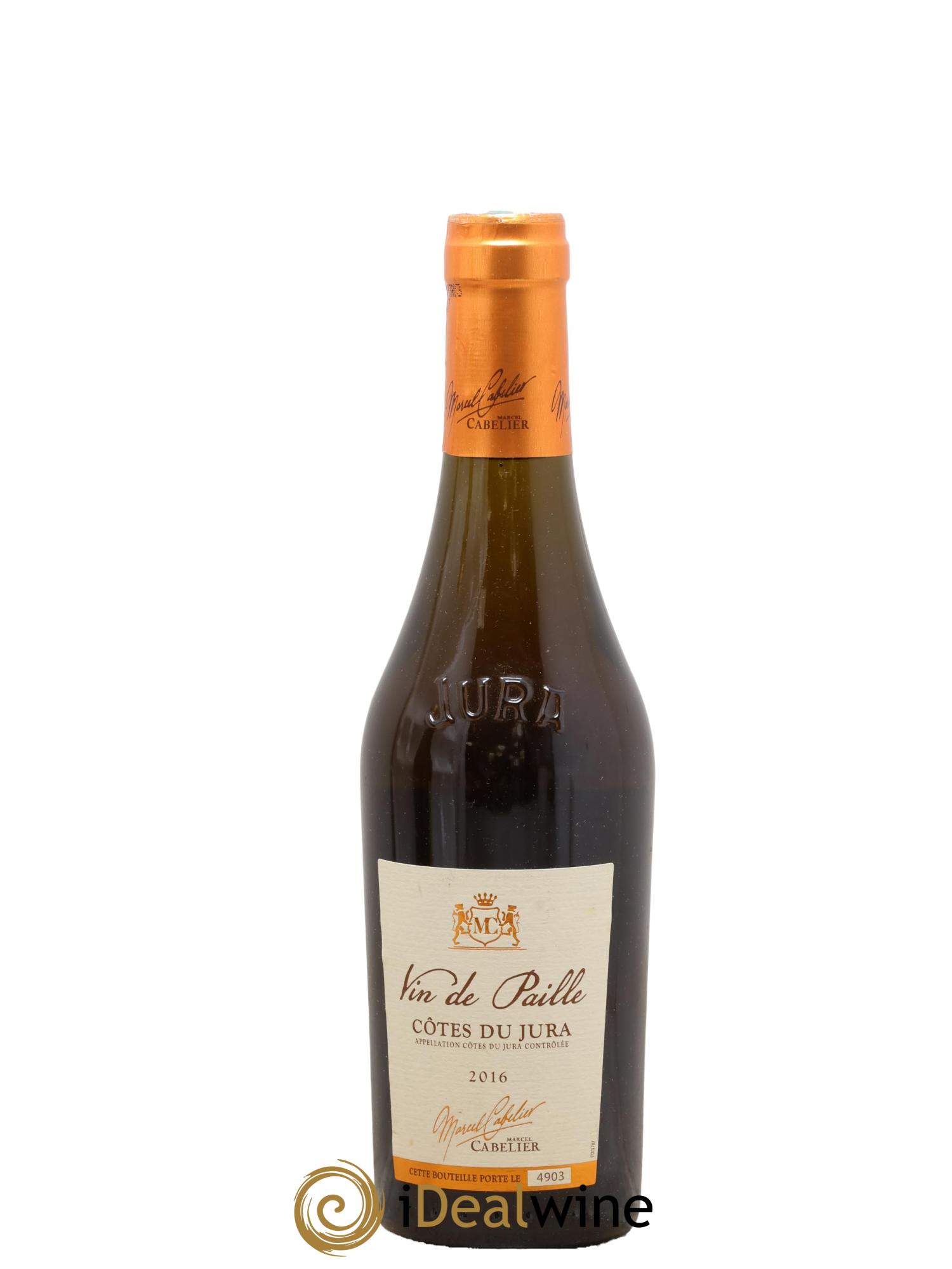 Côtes du Jura Vin de Paille Marcel Cabelier 2016 - Posten von 1 Demi-Flasche - 0