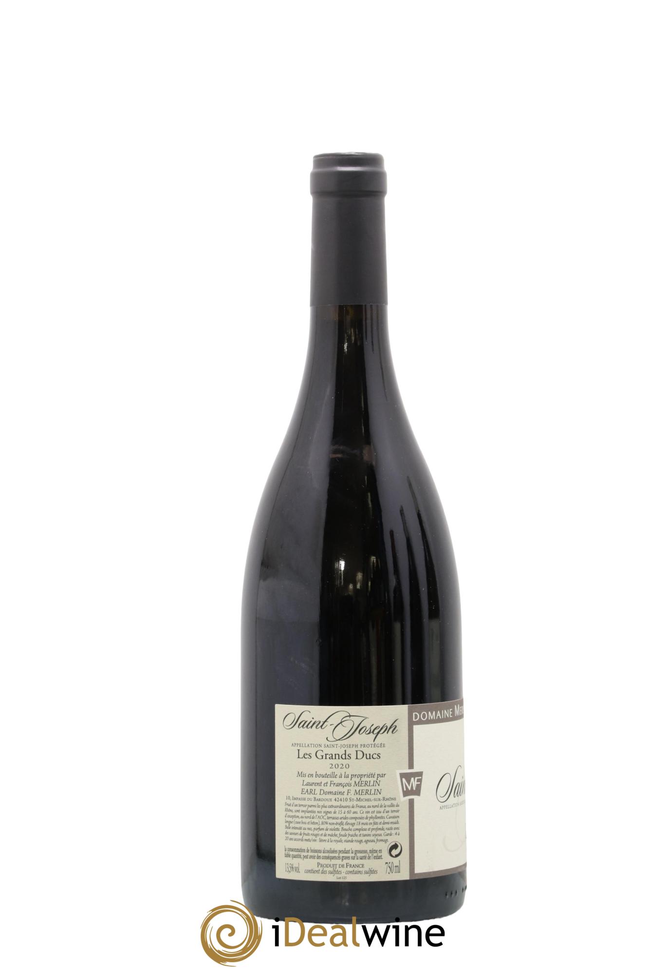 Saint-Joseph Les Grands Ducs François Merlin 2020 - Lotto di 1 bottiglia - 1
