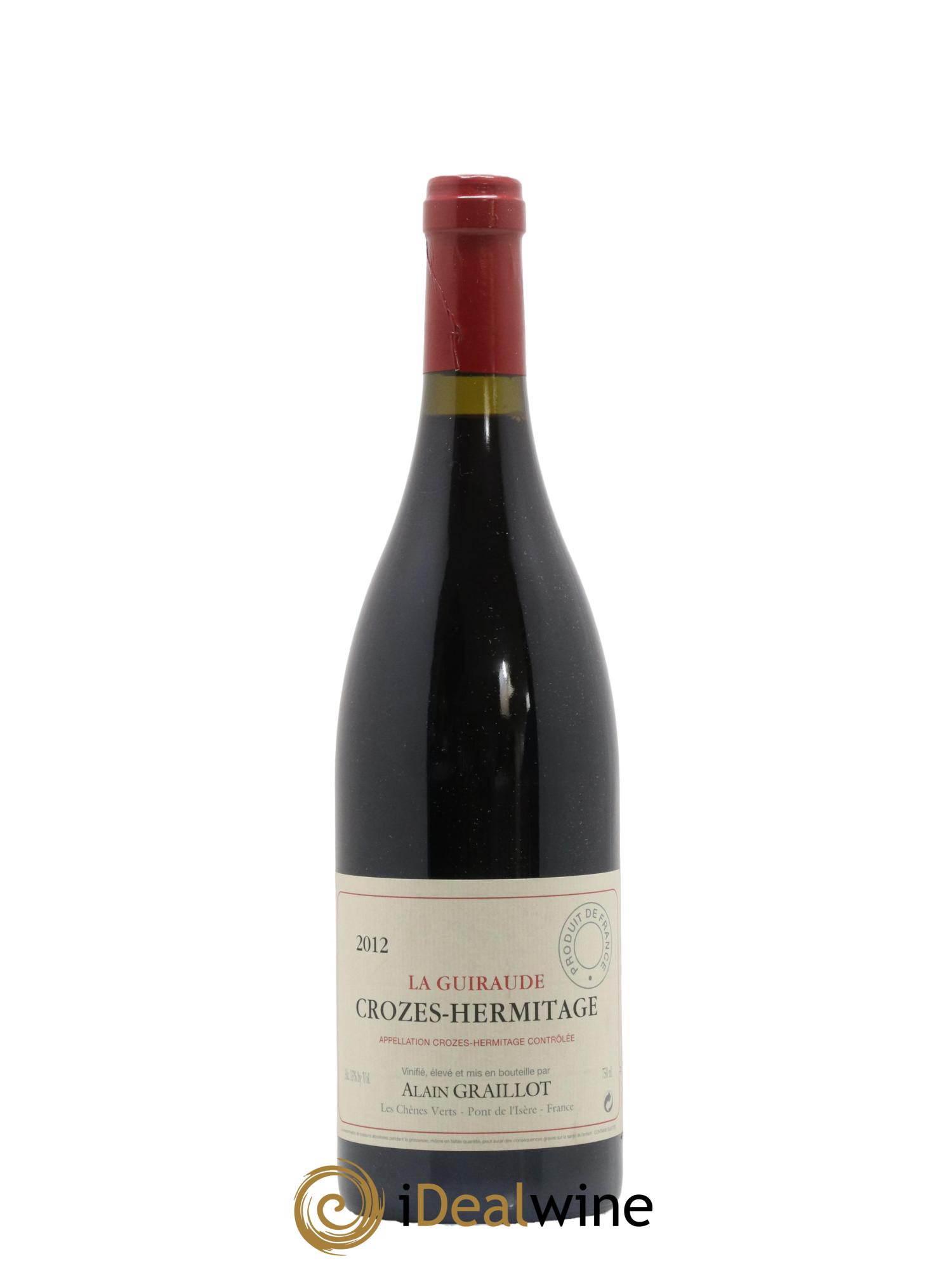 Crozes-Hermitage La Guiraude Domaine Graillot 2012 - Lot de 1 bouteille - 0
