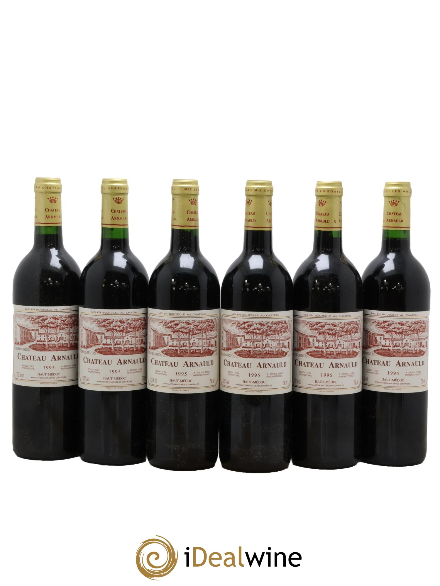 Haut Médoc Château Arnauld 1995 - Lot de 6 bouteilles - 0
