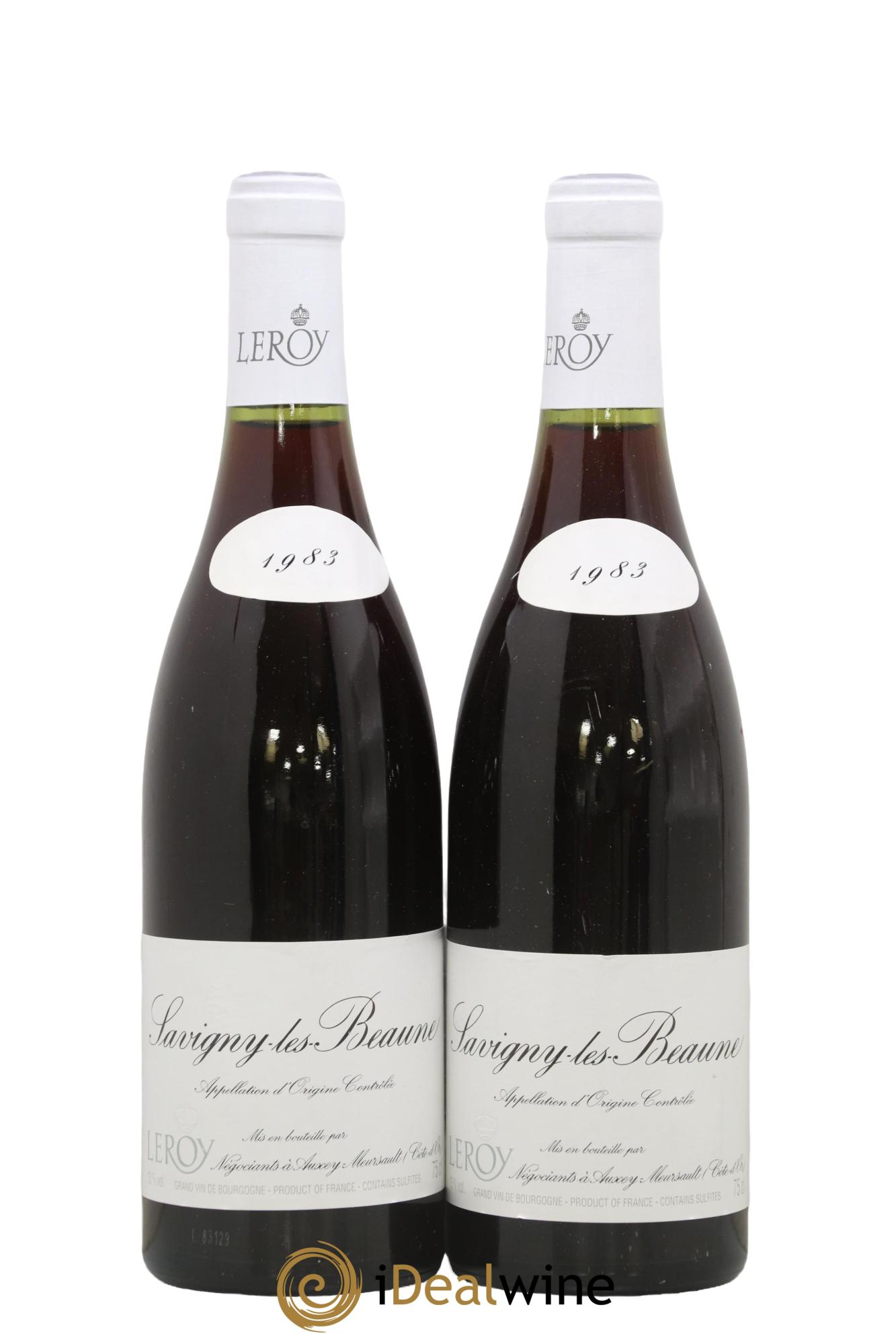 Savigny-lès-Beaune Leroy SA 1983 - Lot de 2 bouteilles - 0