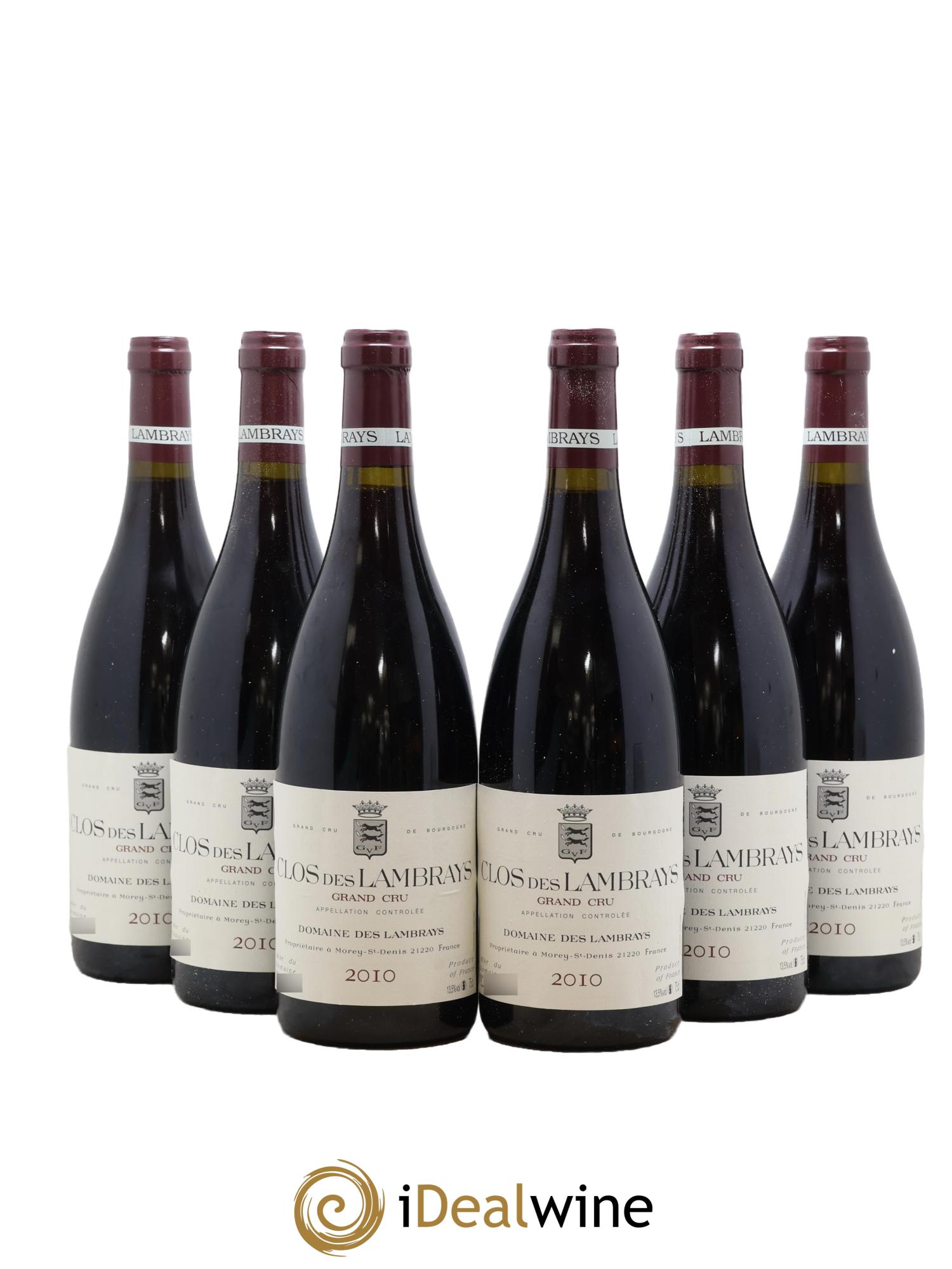 Clos des Lambrays Grand Cru Domaine des Lambrays 2010 - Lotto di 6 bottiglie - 0