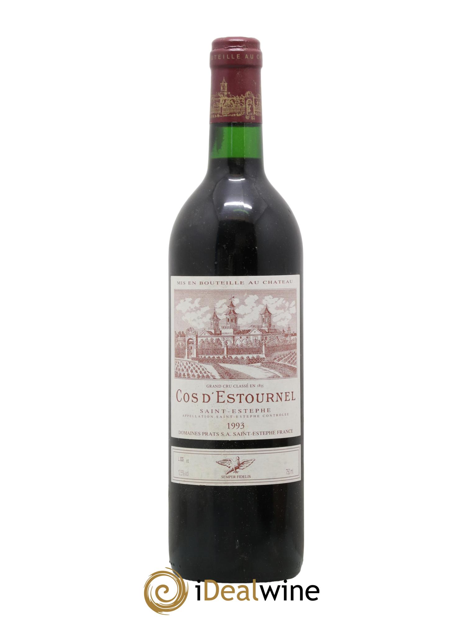 Cos d'Estournel 2ème Grand Cru Classé 1993 - Lot de 1 bouteille - 0