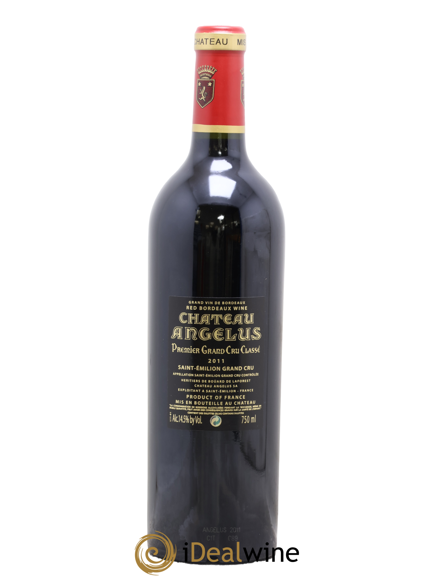 Château Angélus 1er Grand Cru Classé A 2011 - Lot of 1 bottle - 1