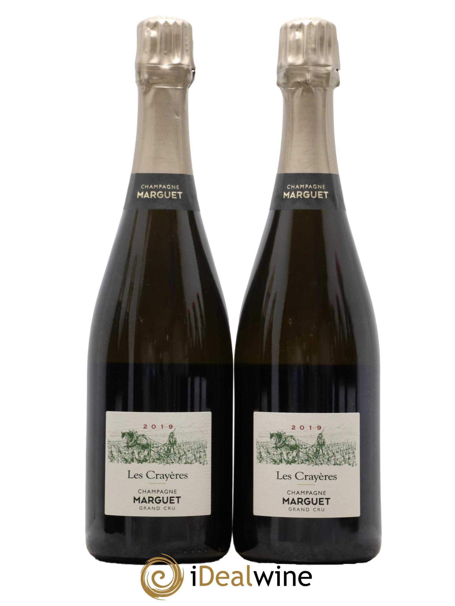 Les Crayères Grand Cru Brut Nature Marguet Les Crayères Chardonnay Marguet 2019 - Lot de 2 bouteilles - 0