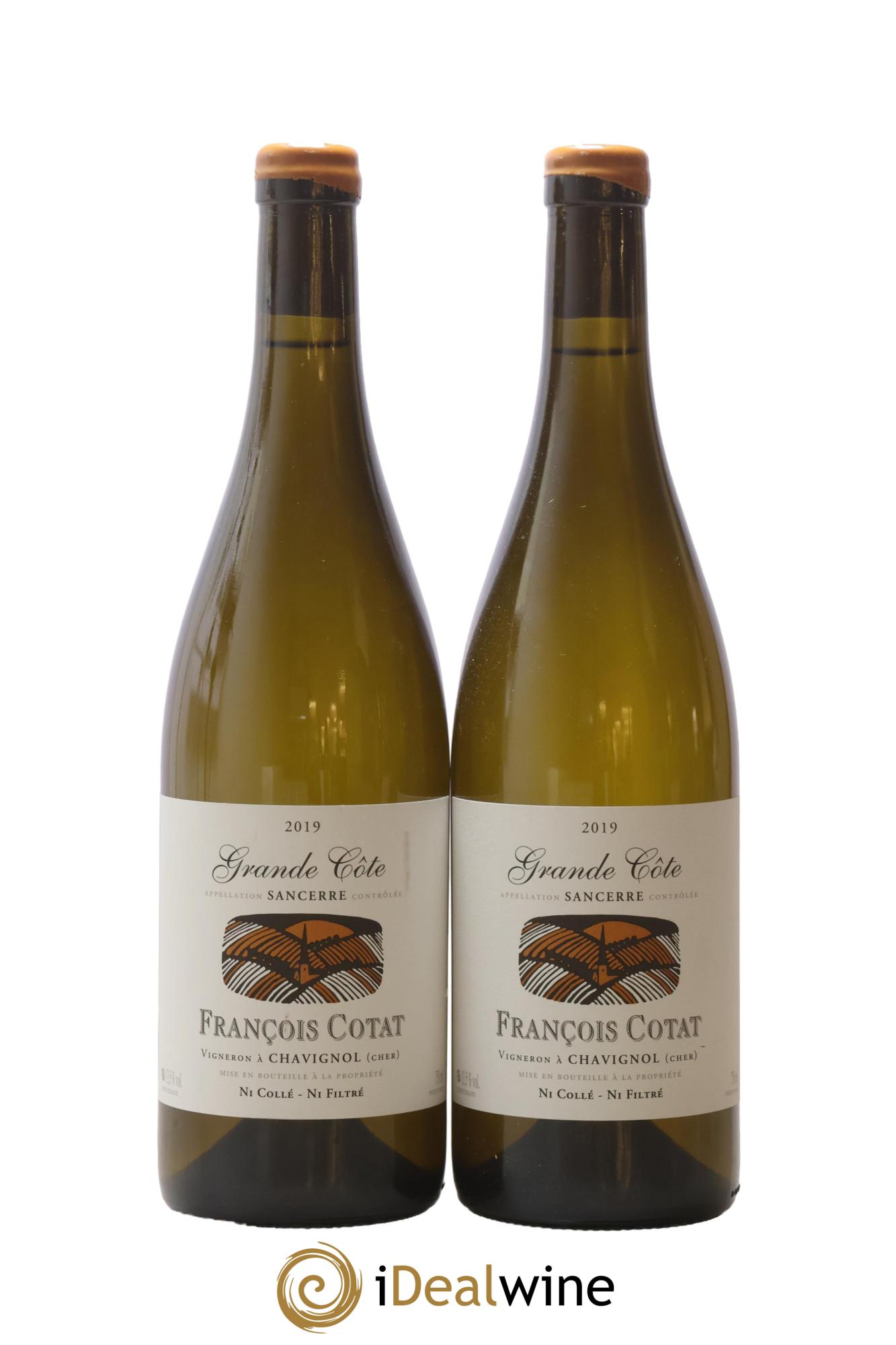 Sancerre La Grande Côte François Cotat 2019 - Posten von 2 Flaschen - 0