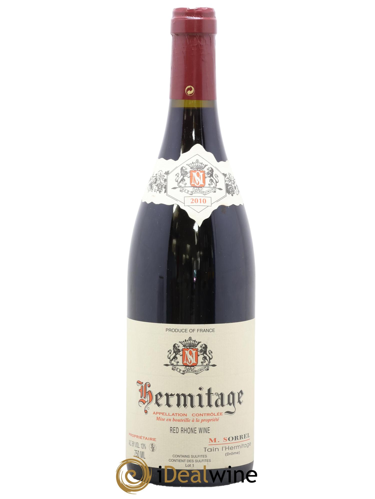 Hermitage Marc Sorrel 2010 - Lotto di 1 bottiglia - 0