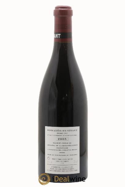 Romanée-Saint-Vivant Grand Cru Domaine de la Romanée-Conti 2005 - Lot de 1 bouteille - 1