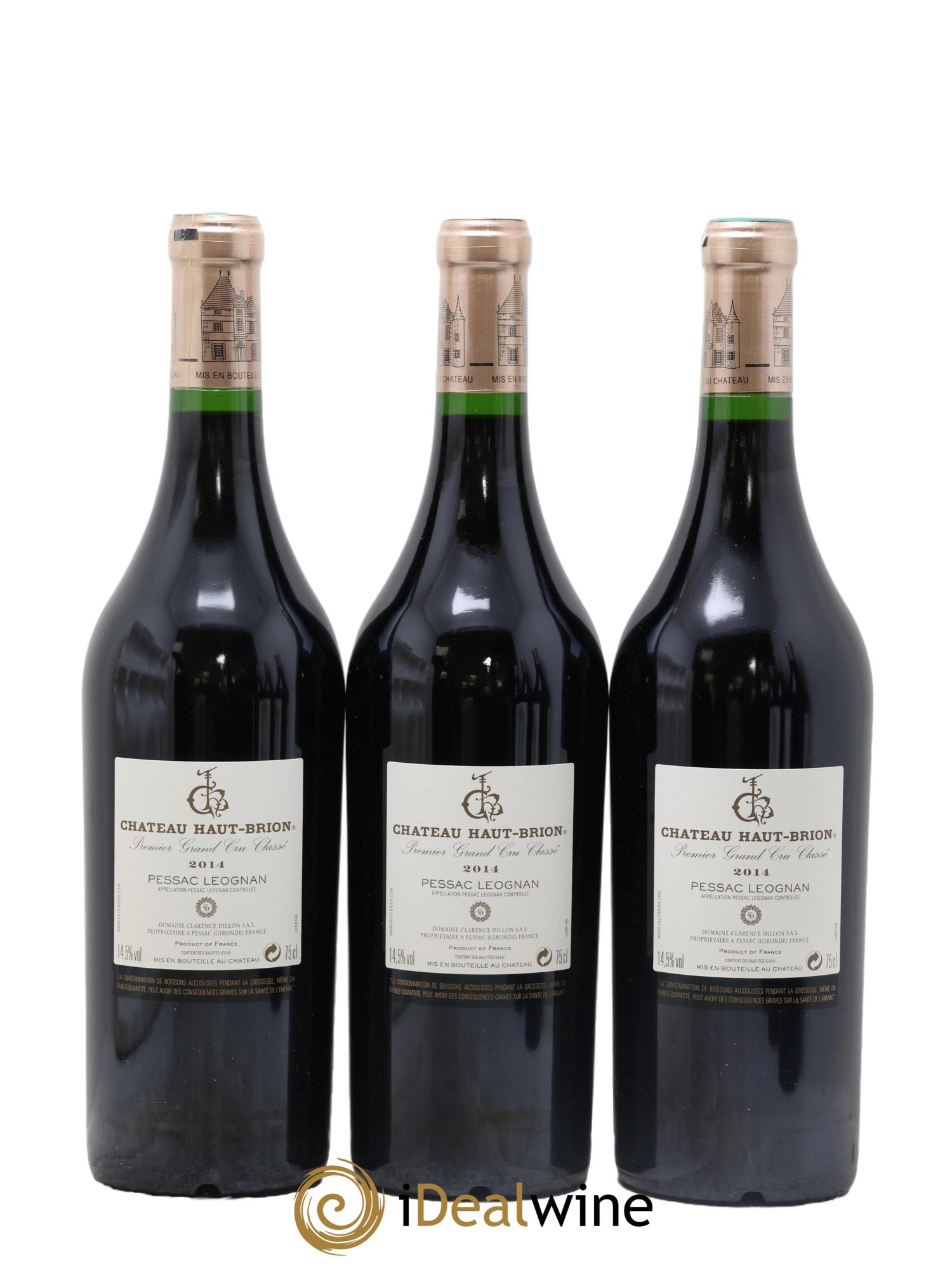 Château Haut Brion 1er Grand Cru Classé 2014 - Lotto di 6 bottiglie - 2