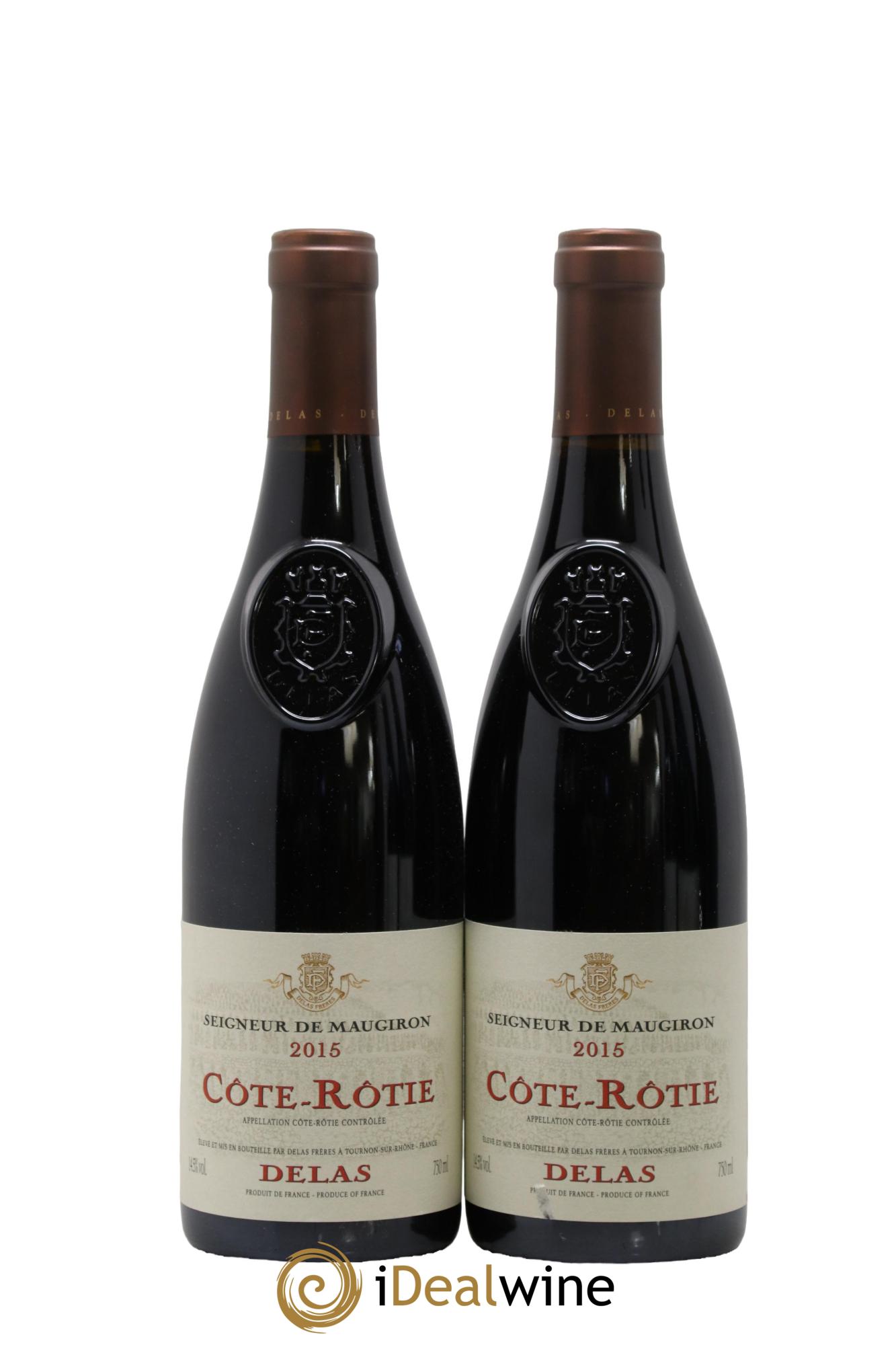 Côte-Rôtie Seigneur de Maugiron Delas Frères 2015 - Lot de 2 bouteilles - 0