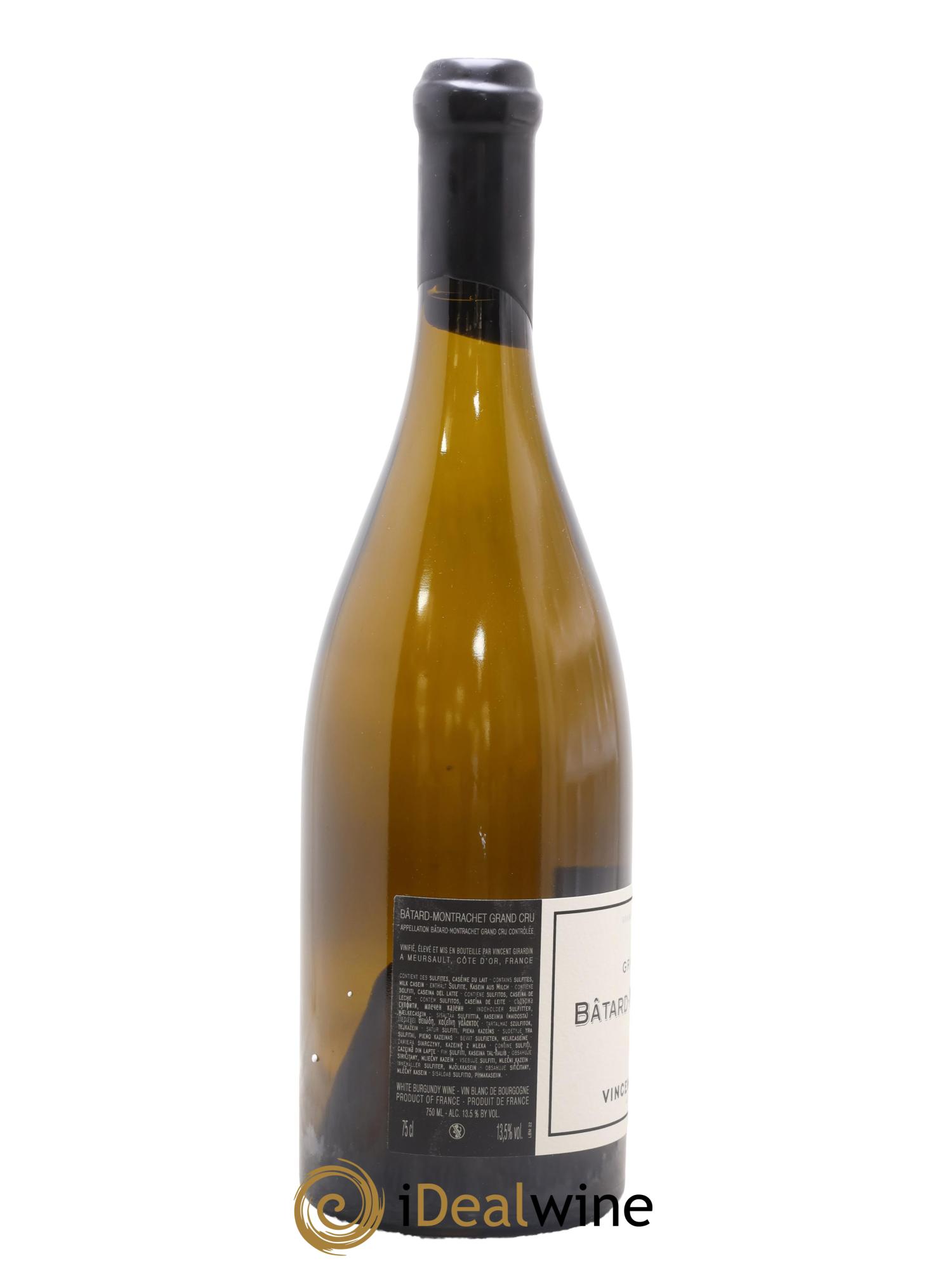 Bâtard-Montrachet Grand Cru Vincent Girardin (Domaine) 2022 - Lot de 1 bouteille - 1