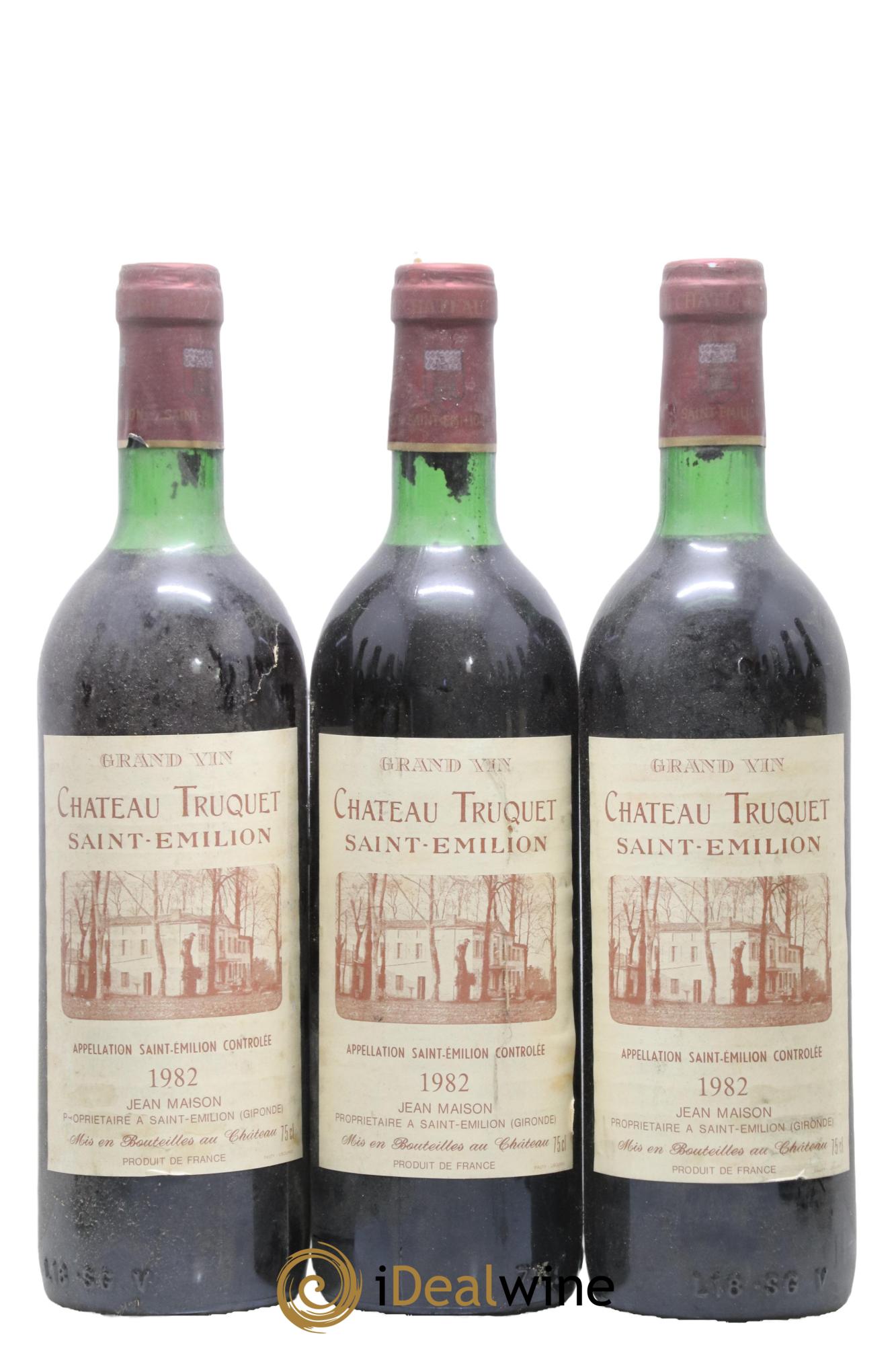 Saint-Émilion Château Truquet 1982 - Lot of 6 bottles - 2