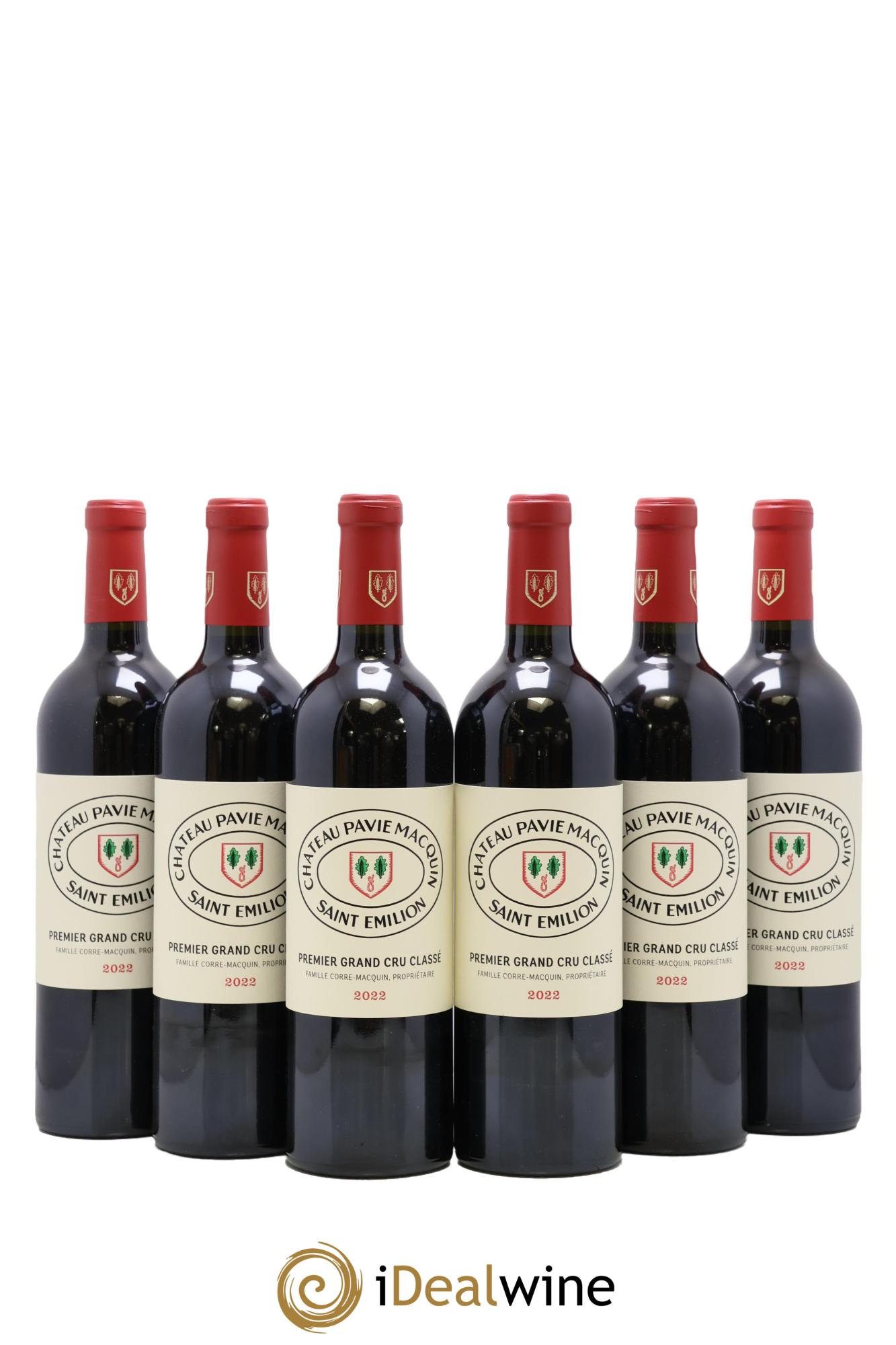 Château Pavie Macquin 1er Grand Cru Classé B 2022 - Lot de 6 bouteilles - 0