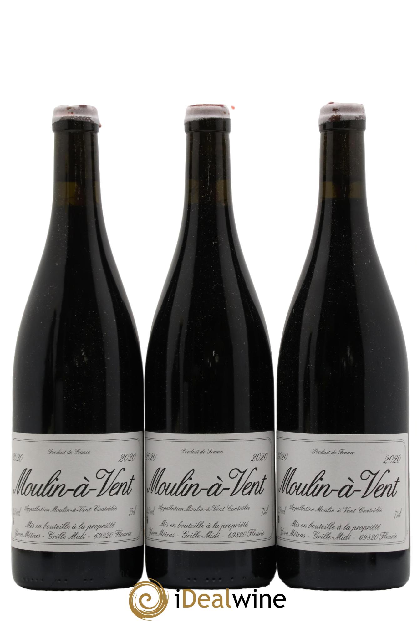 Moulin-à-Vent Yvon Métras 2020 - Lot de 3 bouteilles - 0