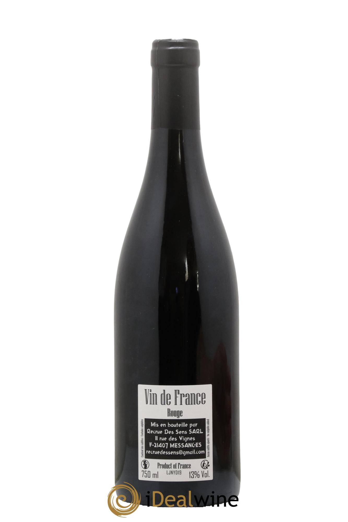 Vin de France Jeannot Yann Durieux - Recrue des Sens 2019 - Lot of 1 bottle - 1