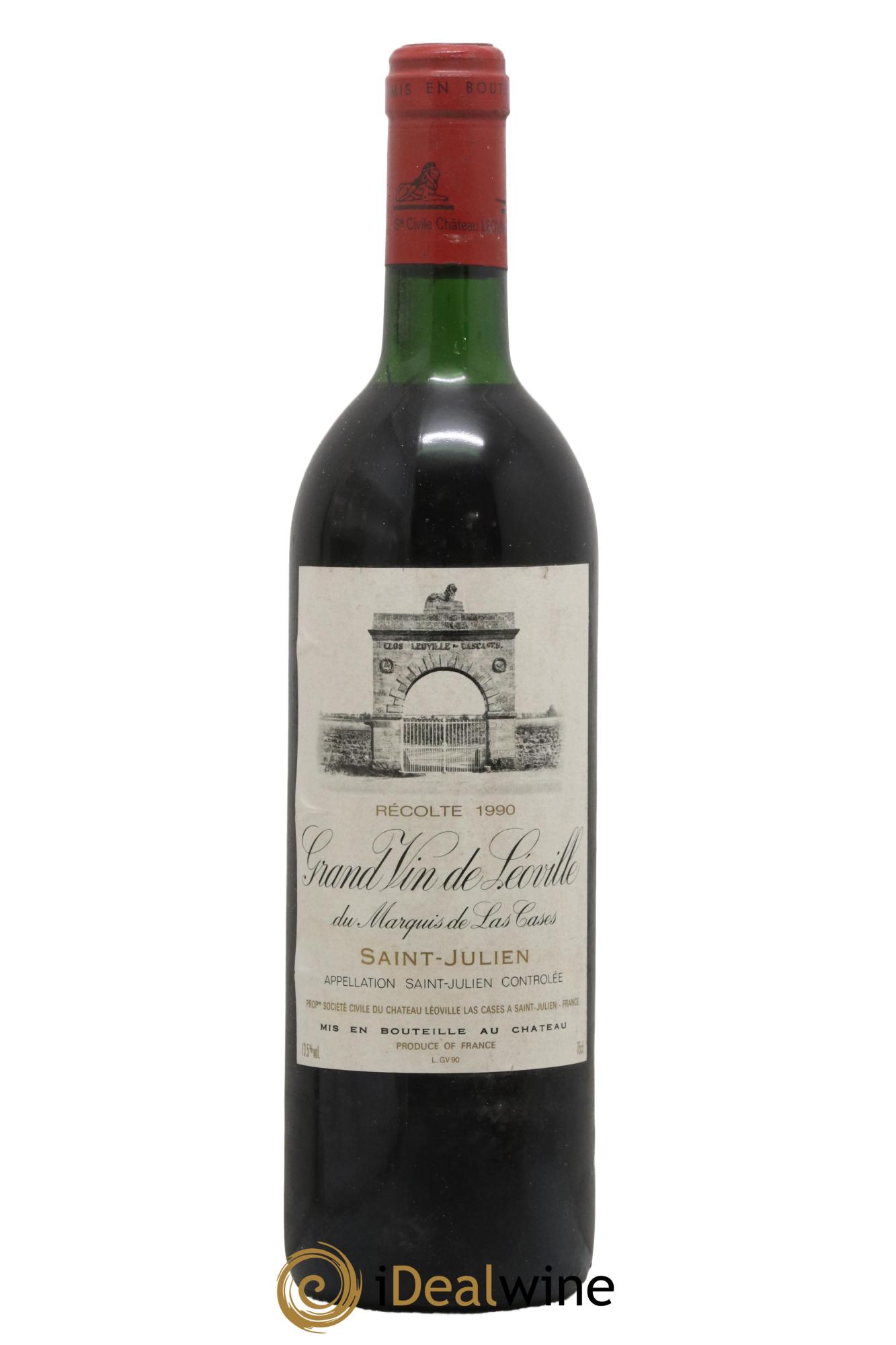 Château Léoville Las Cases 2ème Grand Cru Classé 1990 - Lot de 1 bouteille - 0