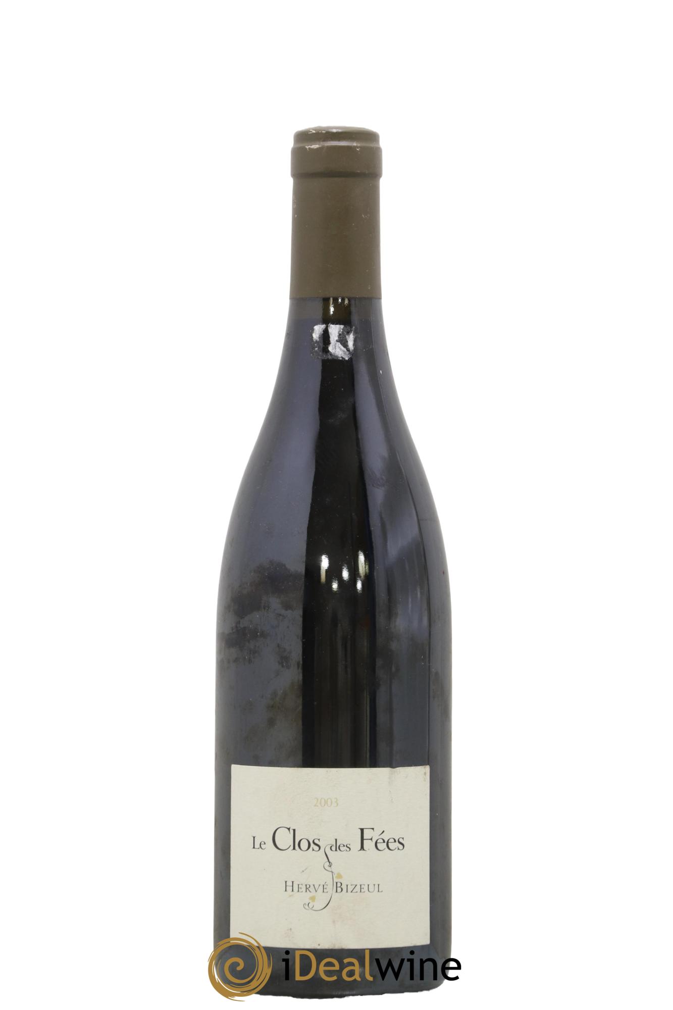 Côtes du Roussillon Villages Clos des Fées Hervé Bizeul 2003 - Posten von 1 Flasche - 0
