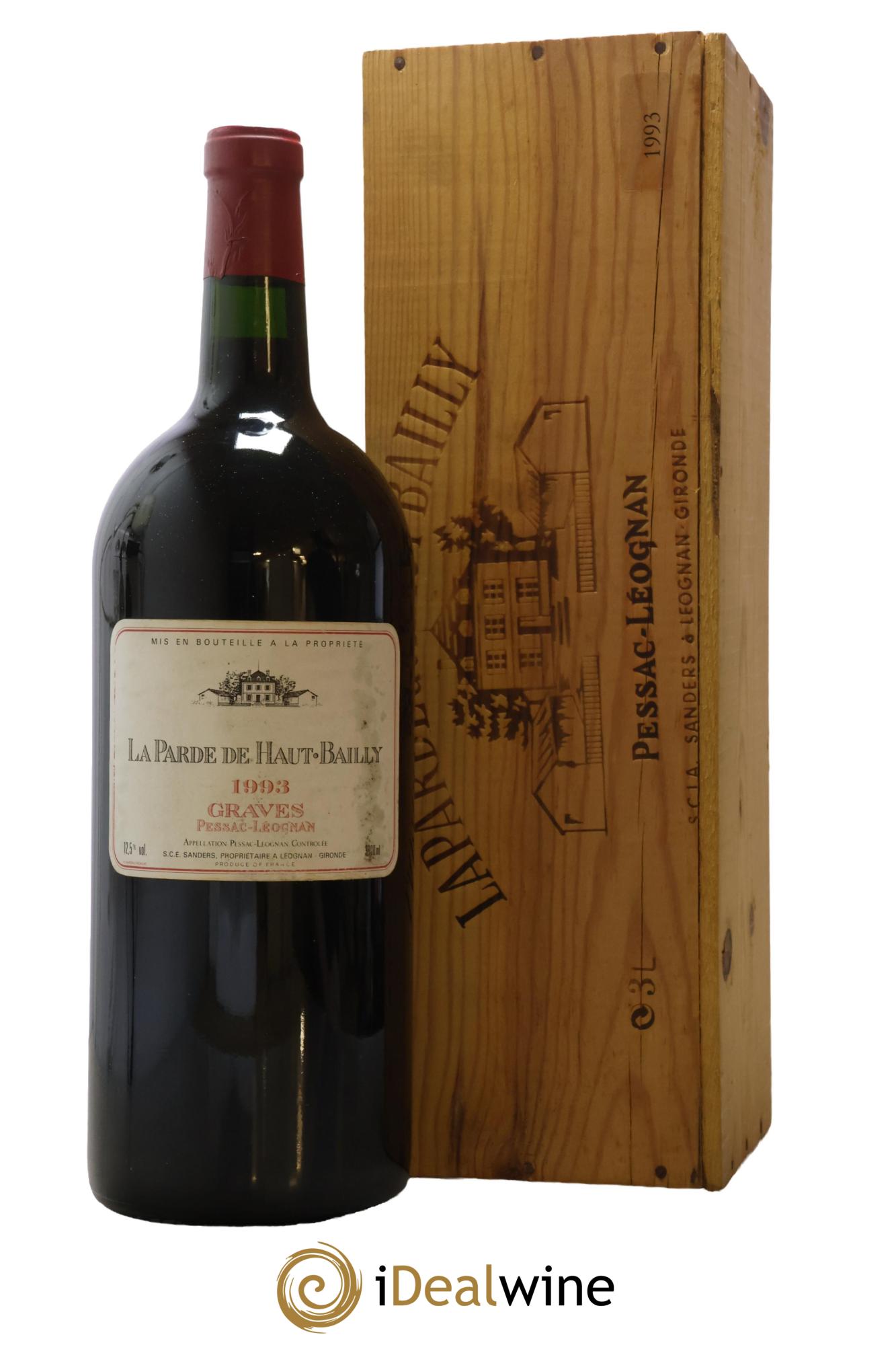 Haut Bailly II (Anciennement La Parde de Haut-Bailly) Second Vin 1993 - Lot de 1 double magnum - 1