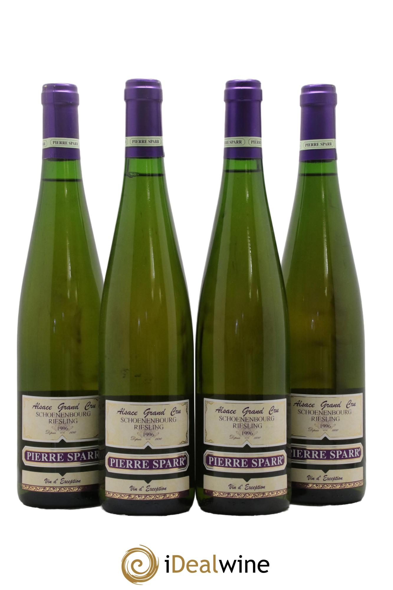 Alsace Grand Cru Schoenenbourg Riesling Pierre Sparr  1996 - Lotto di 4 bottiglie - 0