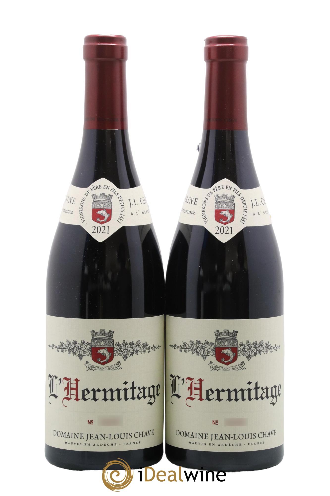 Hermitage Jean-Louis Chave 2021 - Lot de 2 bouteilles - 0