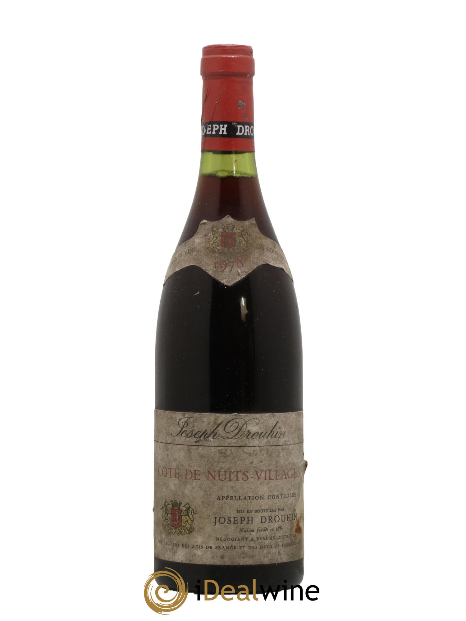 Côte de Nuits-Villages Domaine Drouhin 1978 - Lot de 1 bouteille - 0