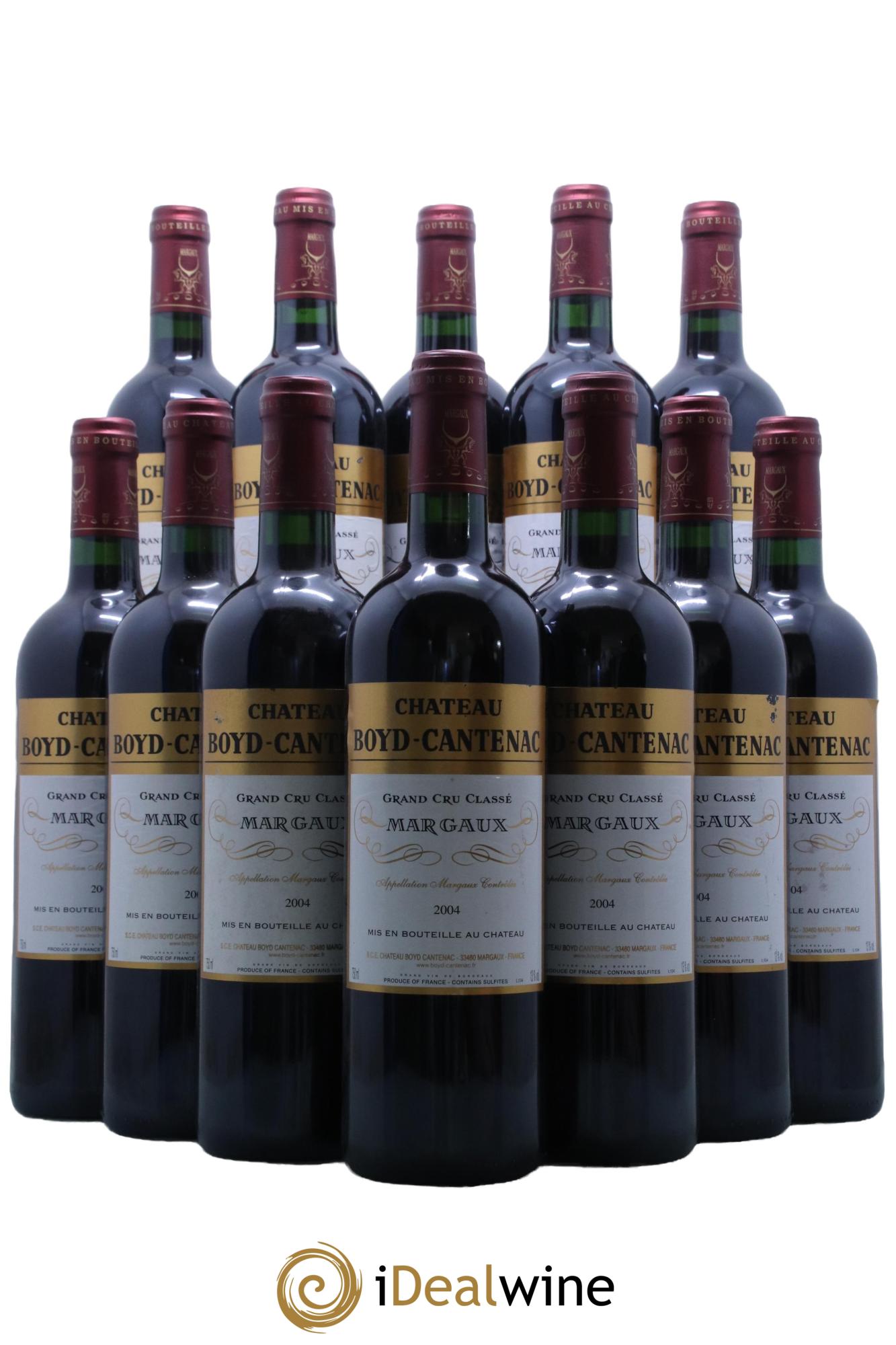 Château Boyd Cantenac 3ème Grand Cru Classé 2004 - Lot of 12 bottles - 0