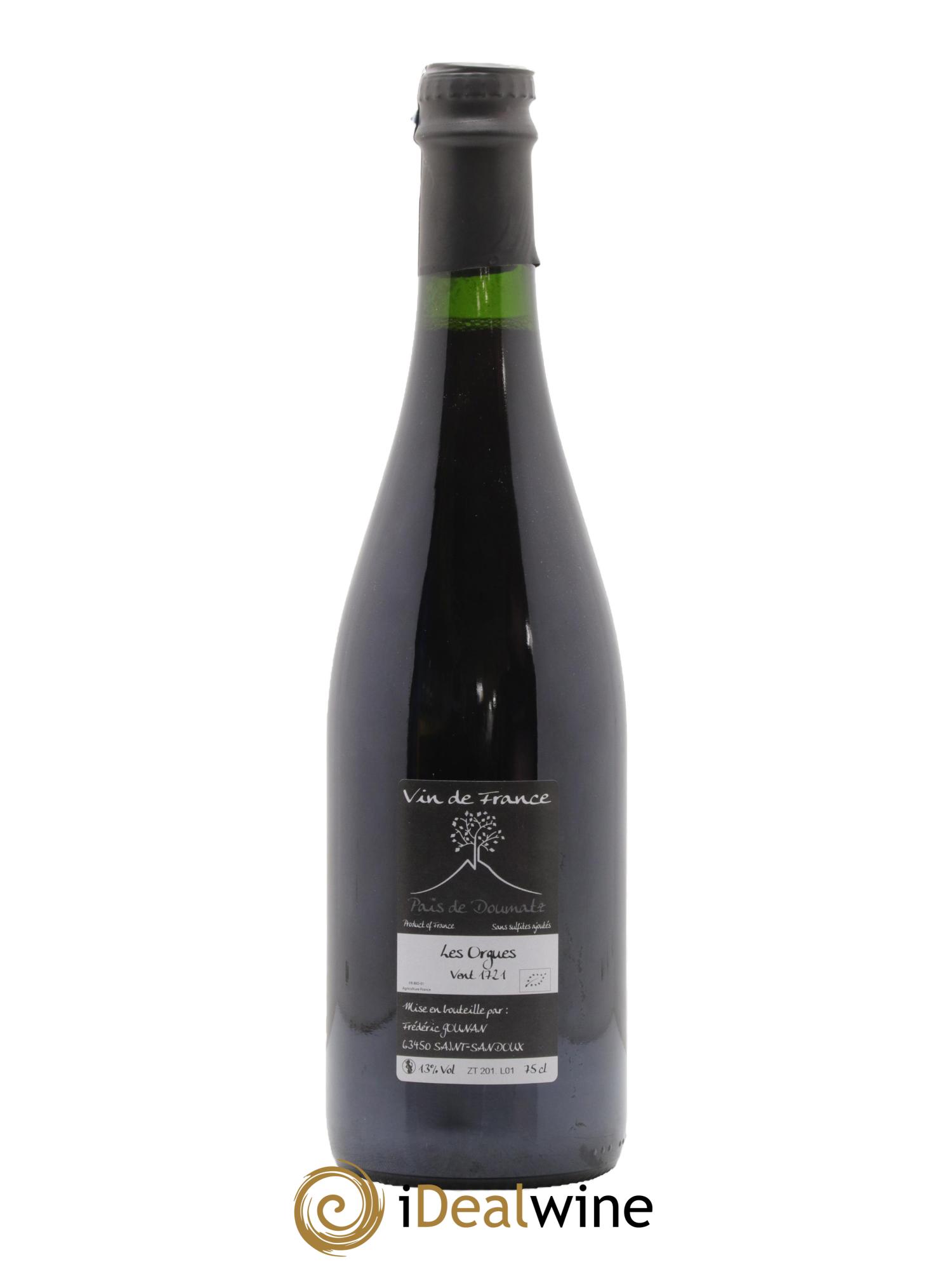 Vin de France Les Orgues Vignoble de l'Arbre Blanc 2017 - Lot de 1 bouteille - 1