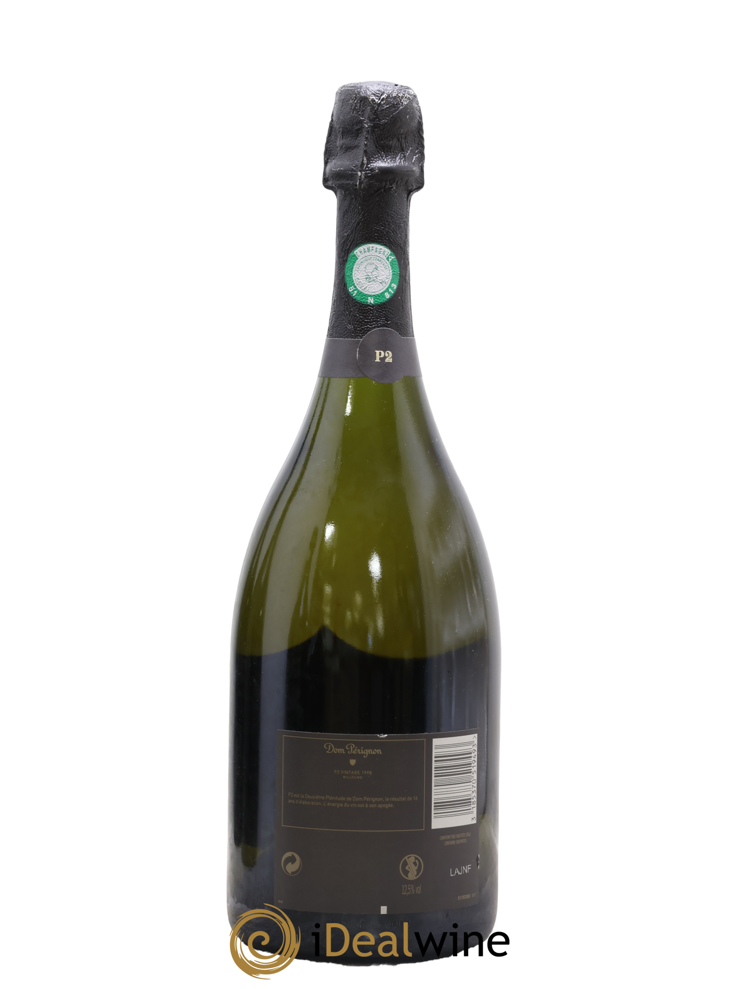 2eme Plénitude (P2) Dom Pérignon 1998 - Lot of 1 bottle - 1