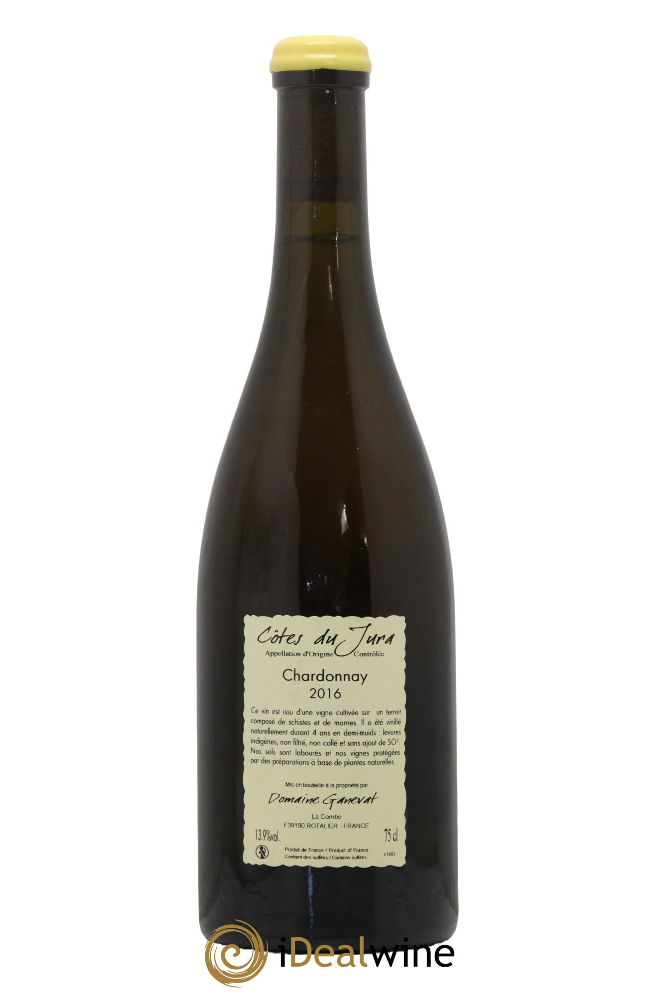 Côtes du Jura Grusse en Billat Jean-François Ganevat (Domaine) 2016 - Lot de 1 bouteille - 1