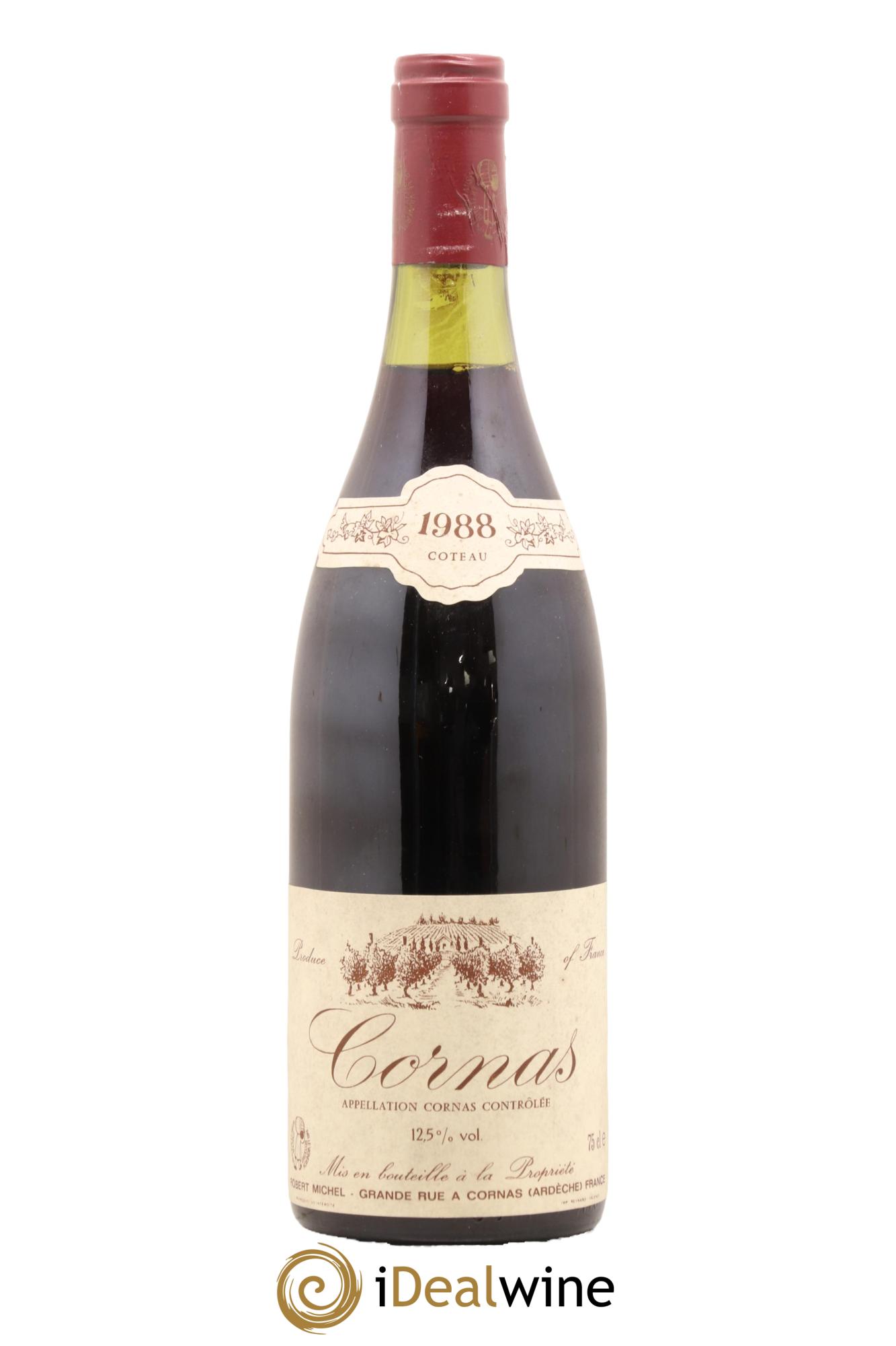 Cornas Cuvée des Coteaux Robert Michel 1988 - Lot de 1 bouteille - 0