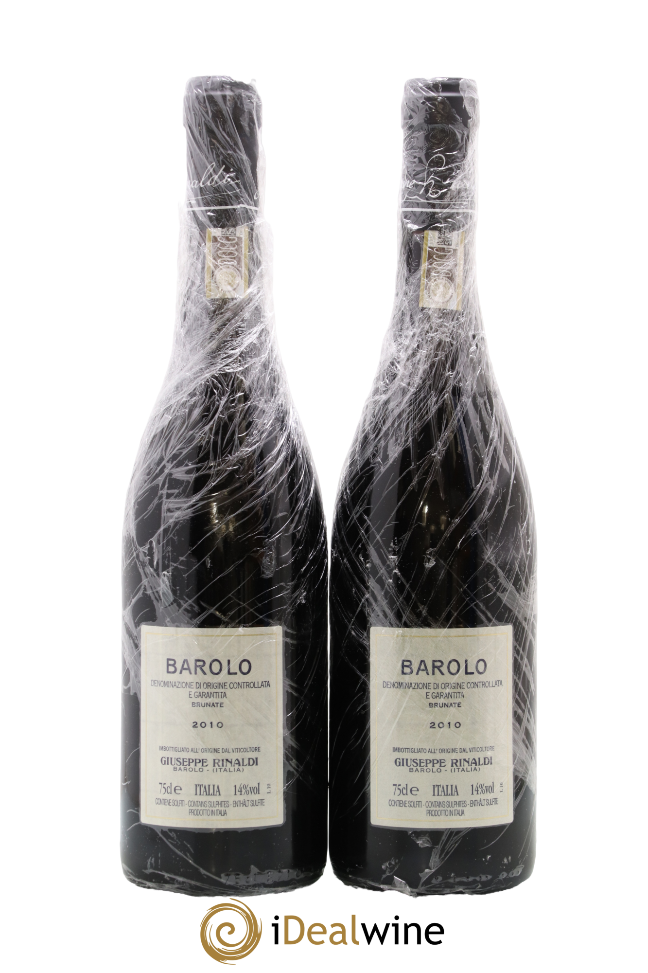 Barolo DOCG Brunate Giuseppe Rinaldi 2010 - Lot of 2 bottles - 1