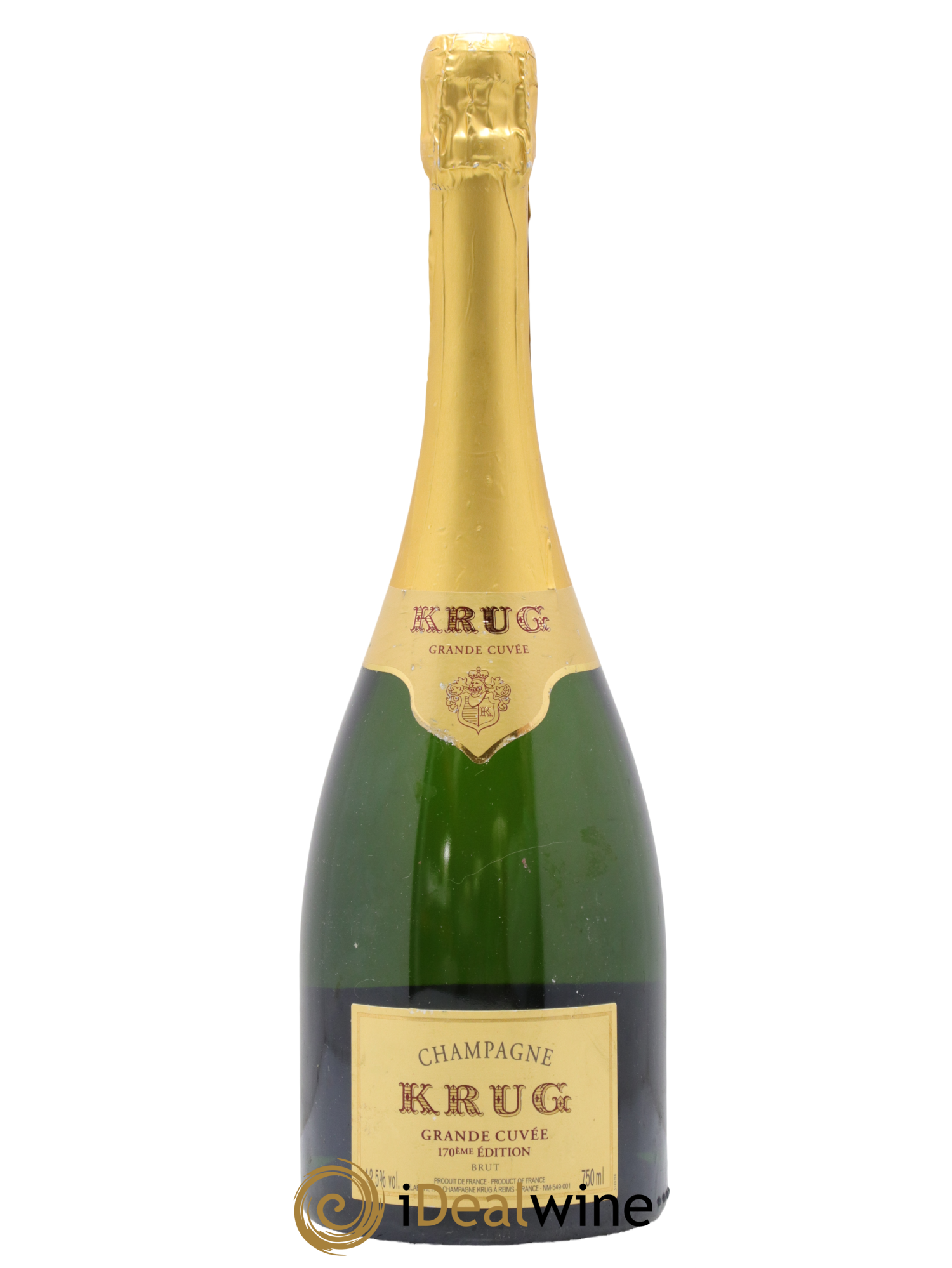Grande Cuvée - 170ème édition Krug - Lot of 1 bottle - 0