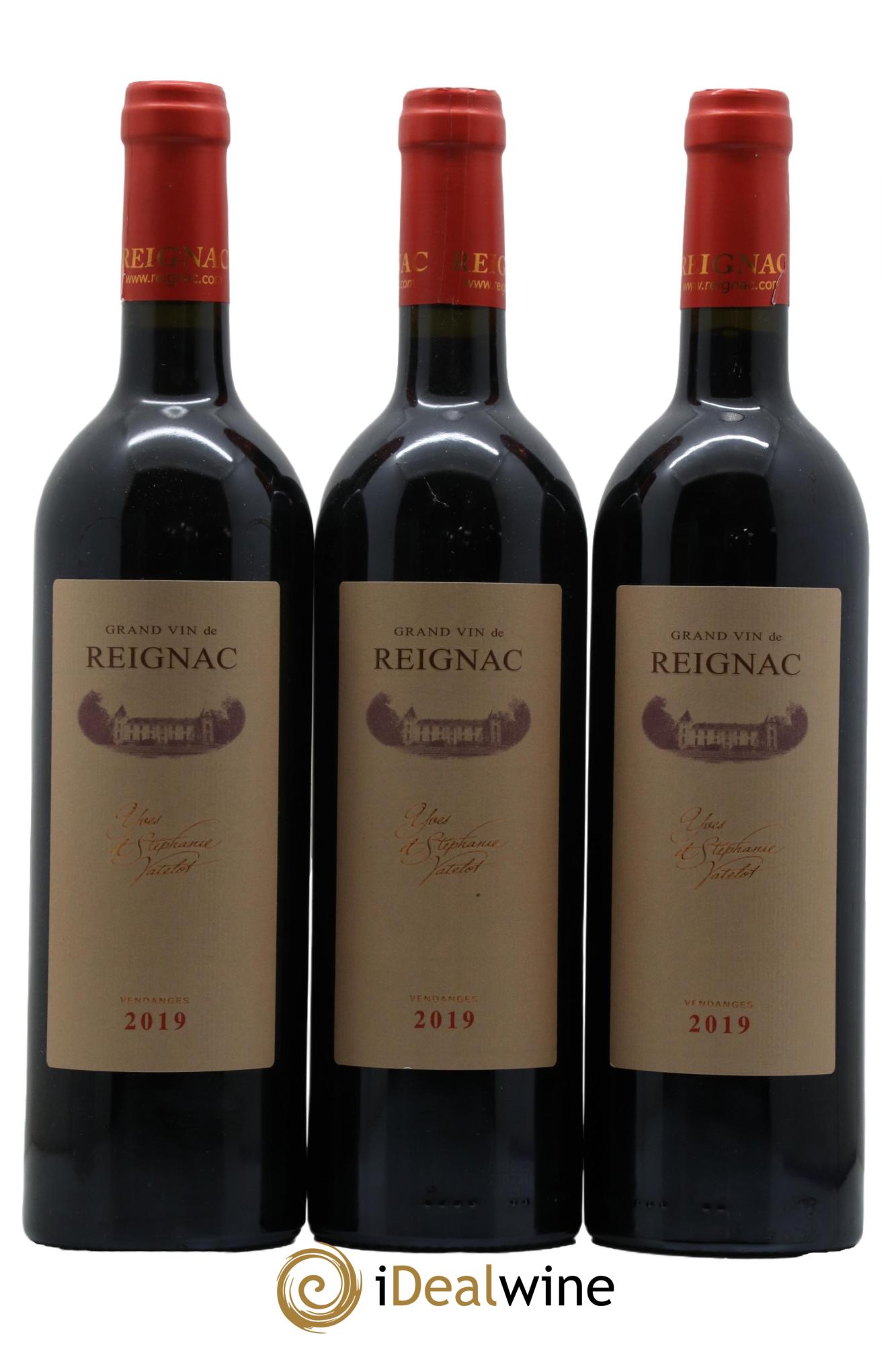 Grand vin de Reignac 2019 - Lot de 3 bouteilles - 0