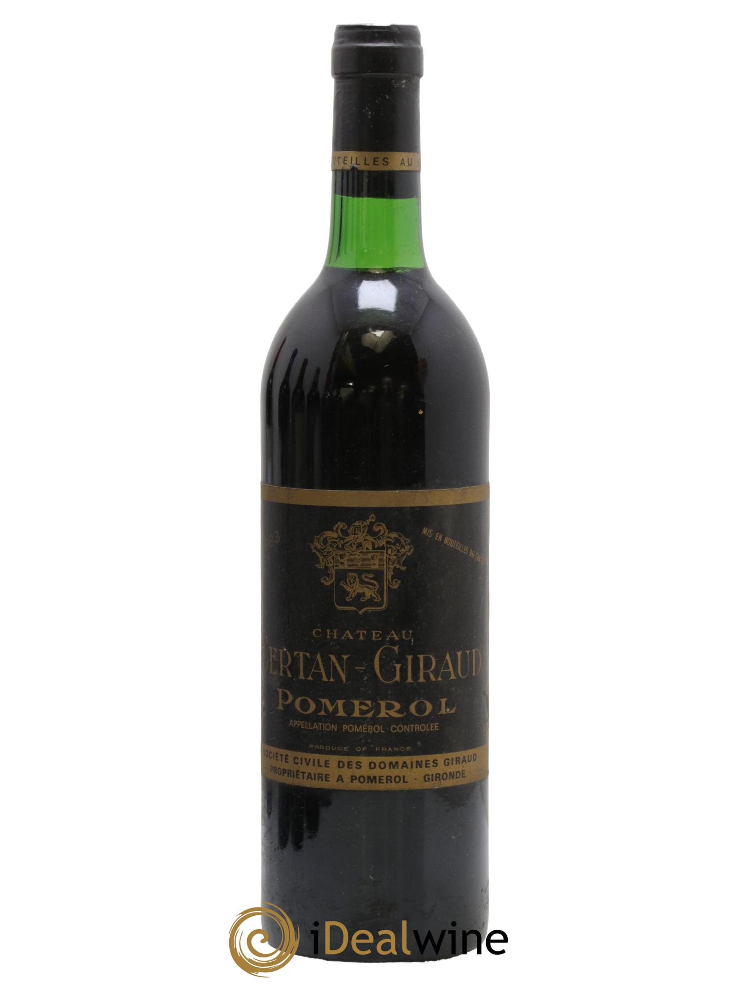 Château Certan Giraud 1983 - Lotto di 1 bottiglia - 0