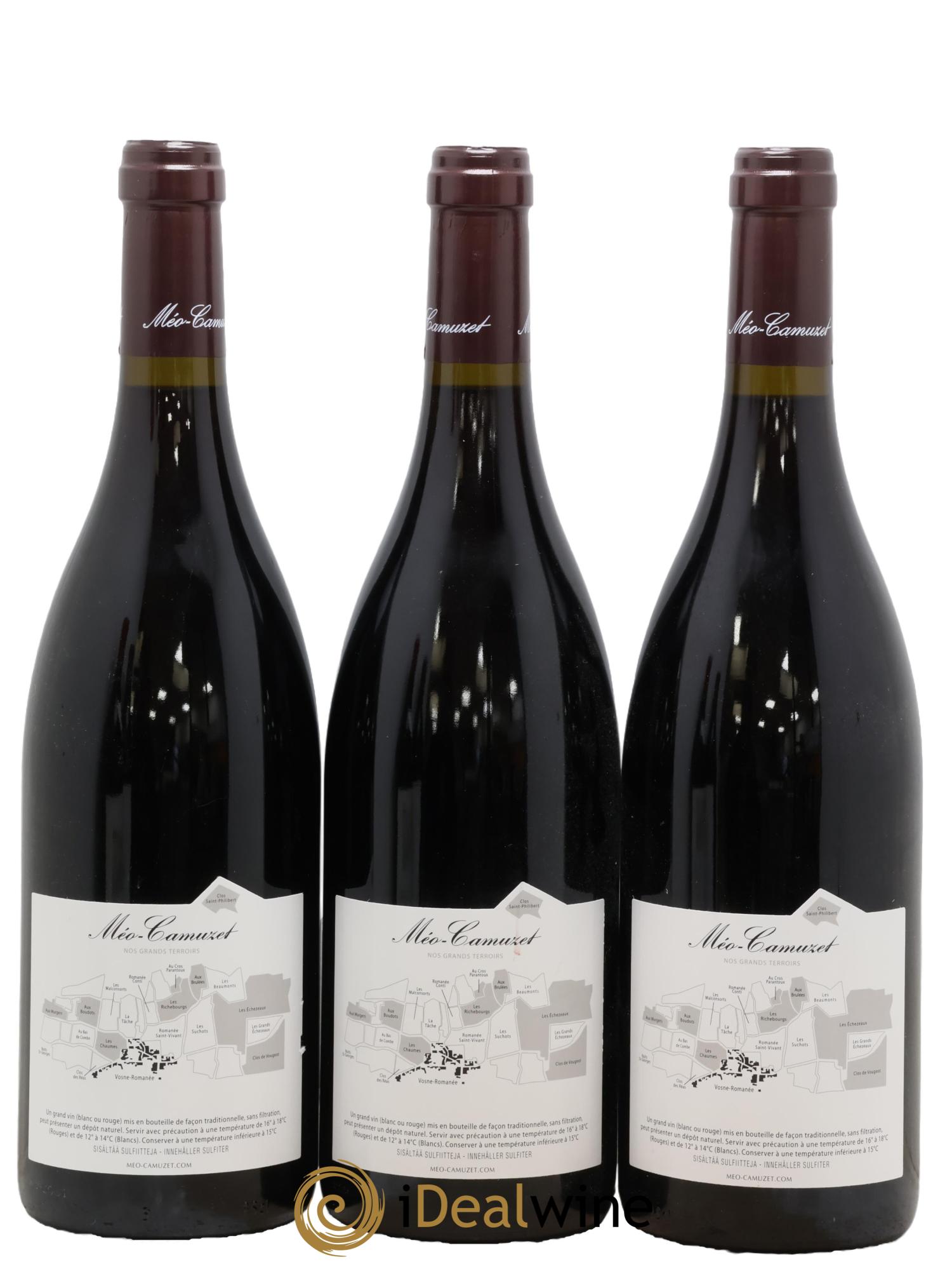 Clos de Vougeot Grand Cru Méo-Camuzet (Domaine) 2021 - Lot of 3 bottles - 1