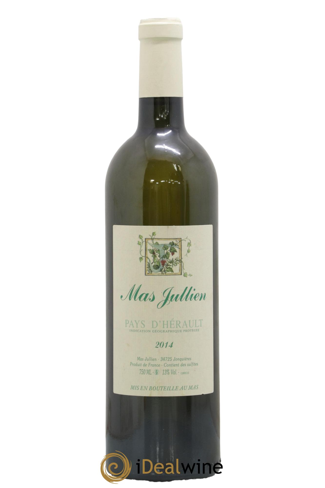 IGP Pays d'Hérault Mas Jullien Olivier Jullien 2014 - Lot de 1 bouteille - 0