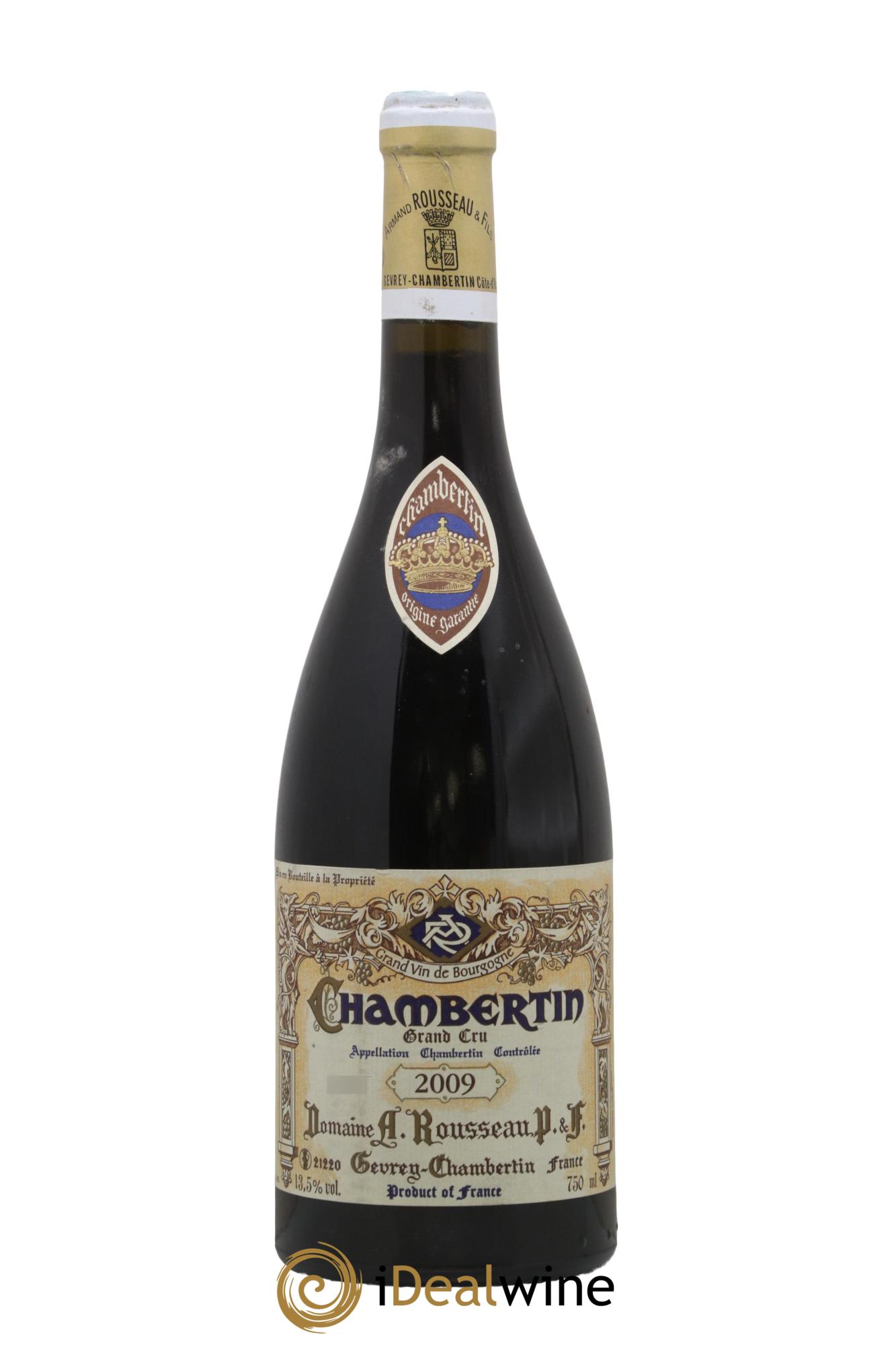 Chambertin Grand Cru Armand Rousseau (Domaine) 2009 - Lot de 1 bouteille - 0