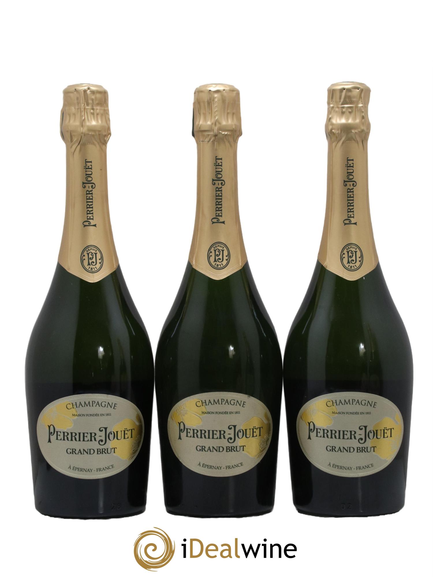 Grand Brut Perrier-Jouët - Lot de 3 bouteilles - 0