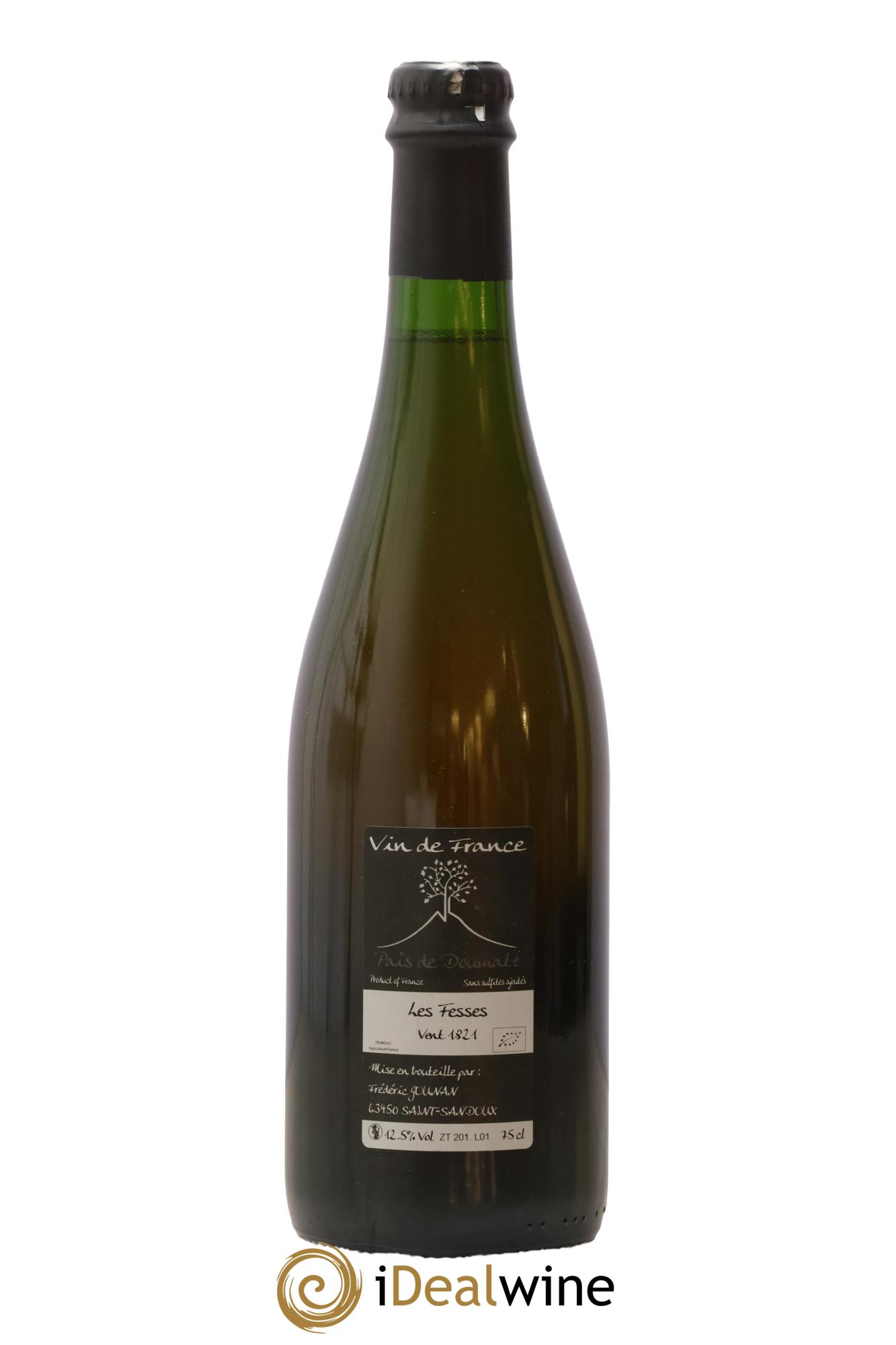 Vin de France Les Fesses Vignoble de l'Arbre Blanc 2018 - Lot de 1 bouteille - 1