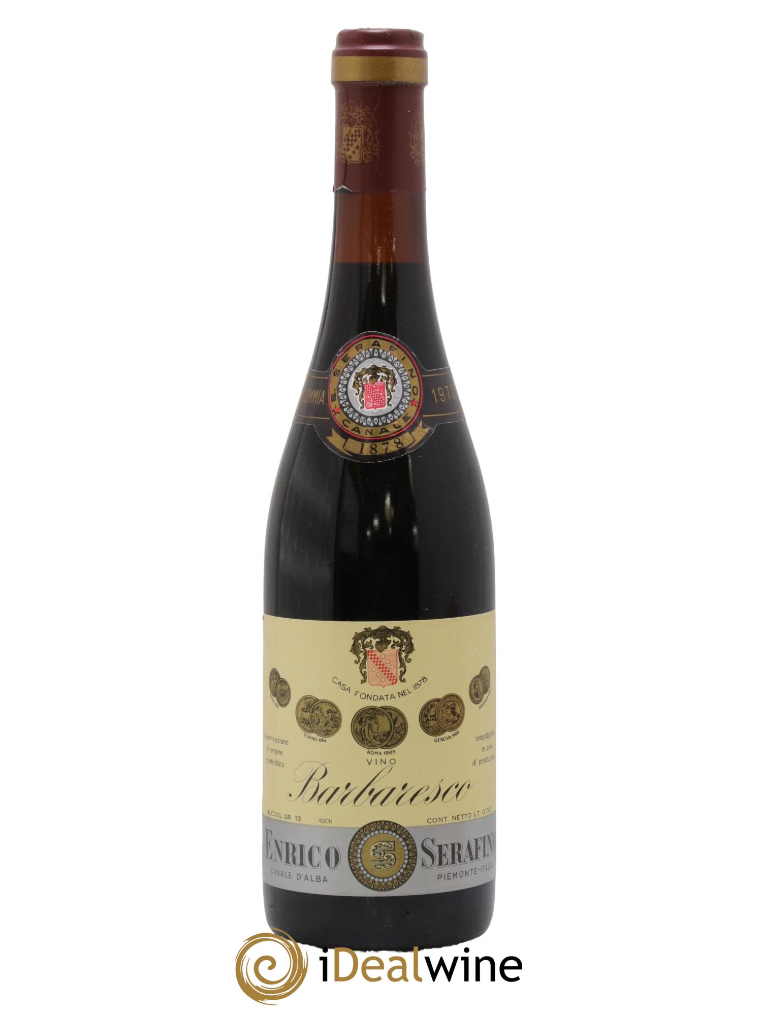 Barbaresco DOCG Serafino Enrico 1970 - Lot de 1 bouteille - 0