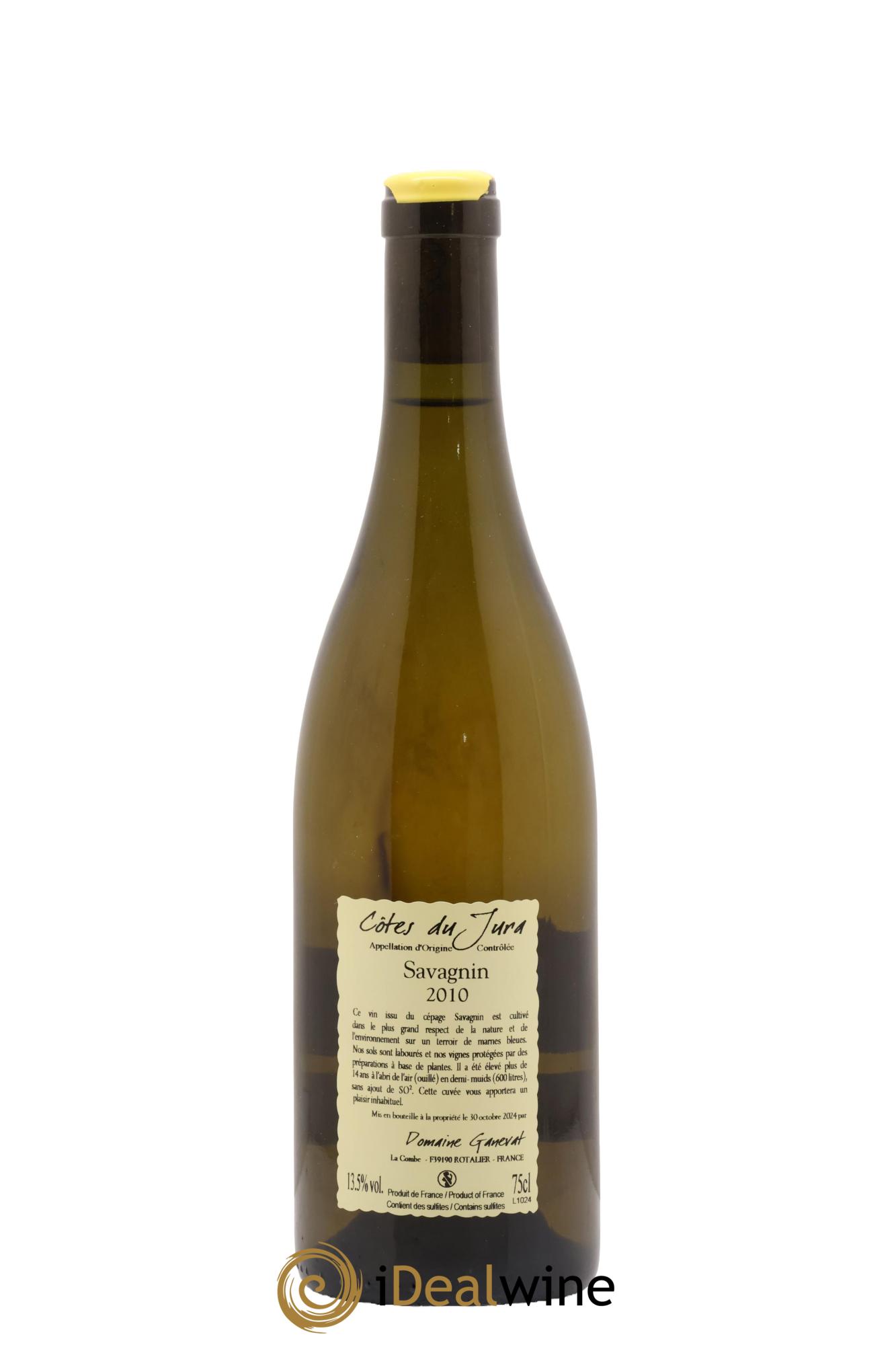Côtes du Jura Les Vignes de mon Père Jean-François Ganevat (Domaine) 2010 - Lote de 1 botella - 1