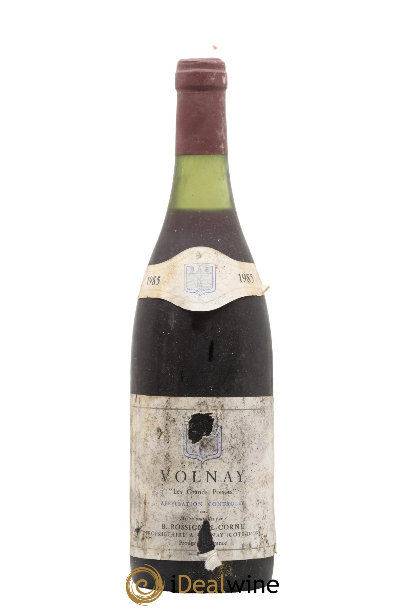 Volnay Les Grands Poisots Rossignol Cornu 1985 - Lot de 1 bouteille - 0