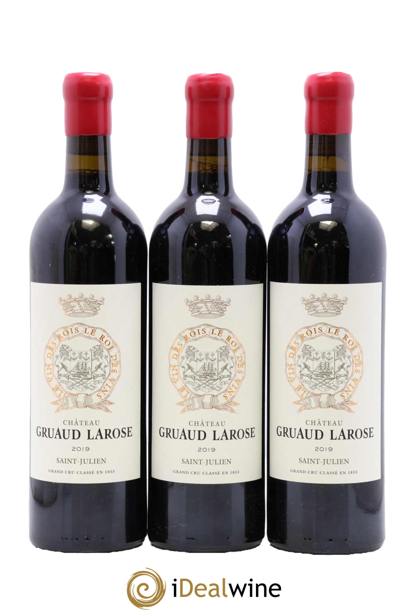 Château Gruaud Larose 2ème Grand Cru Classé 2019 - Lotto di 3 bottiglie - 0
