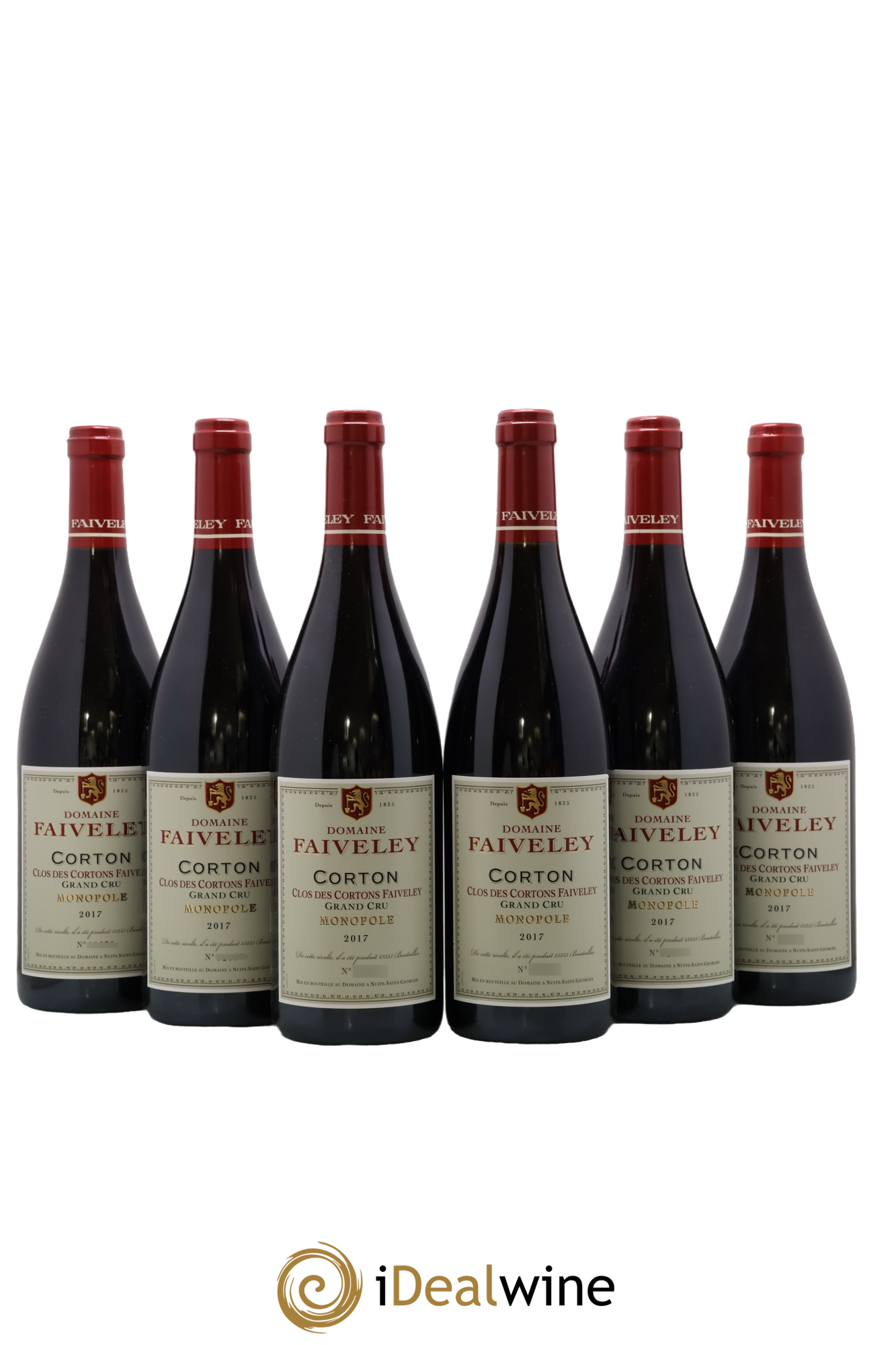 Corton Grand Cru Clos des Cortons Faiveley 2017 - Posten von 6 Flaschen - 0
