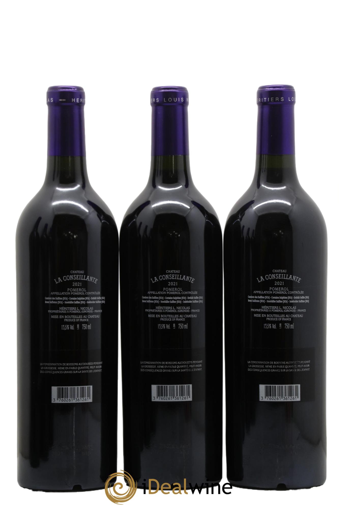 Château la Conseillante  2021 - Posten von 6 Flaschen - 4