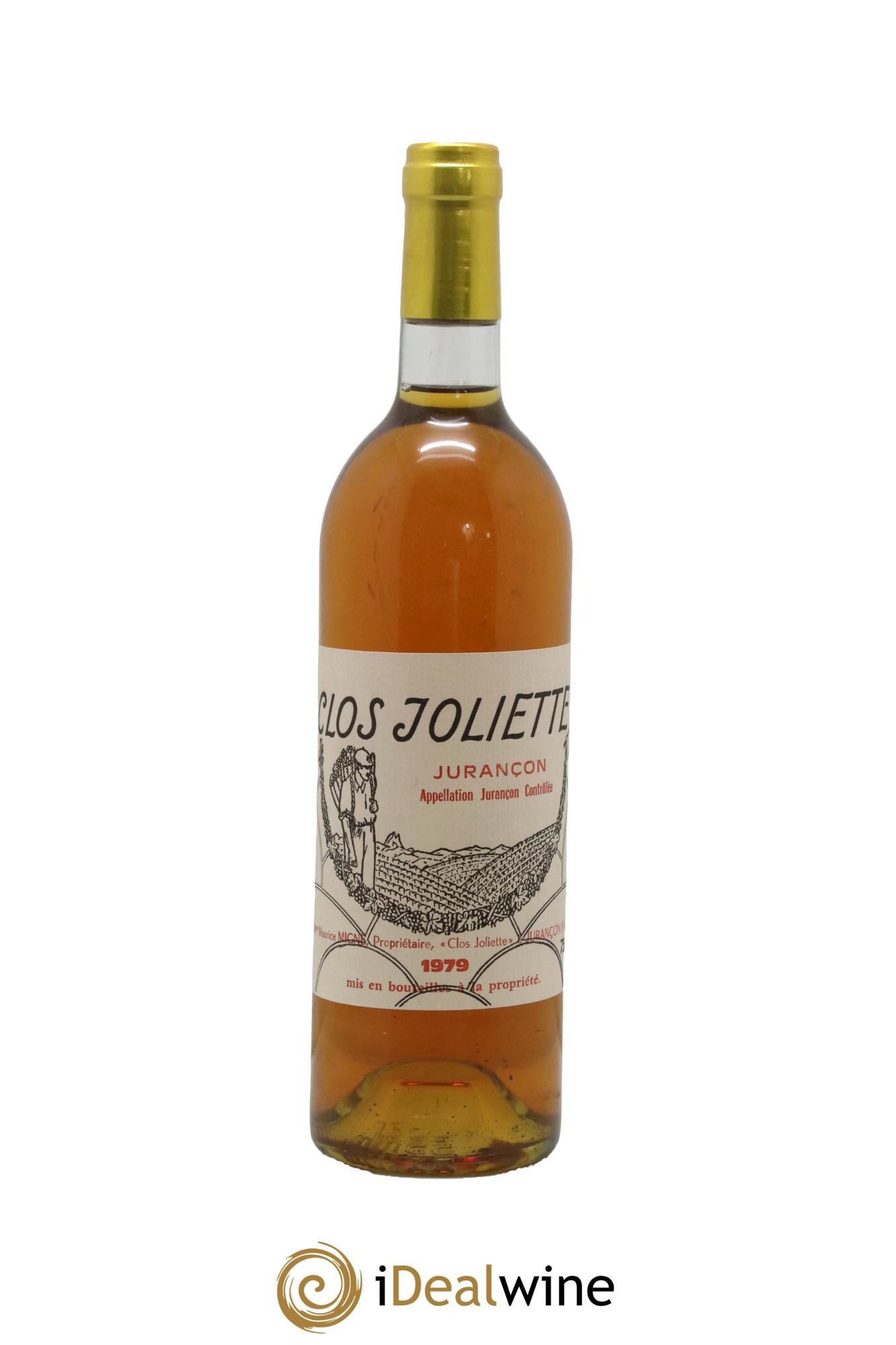 Jurançon Clos Joliette 1979 - Posten von 1 Flasche - 0