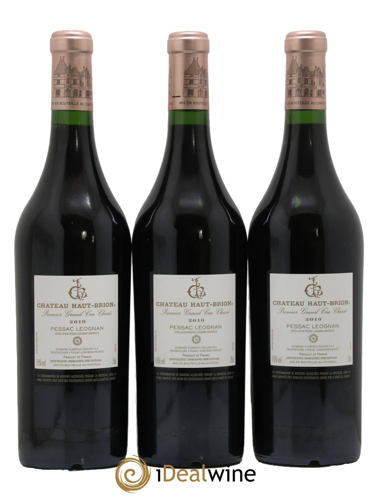 Château Haut Brion 1er Grand Cru Classé 2019 - Lot de 6 bouteilles - 4