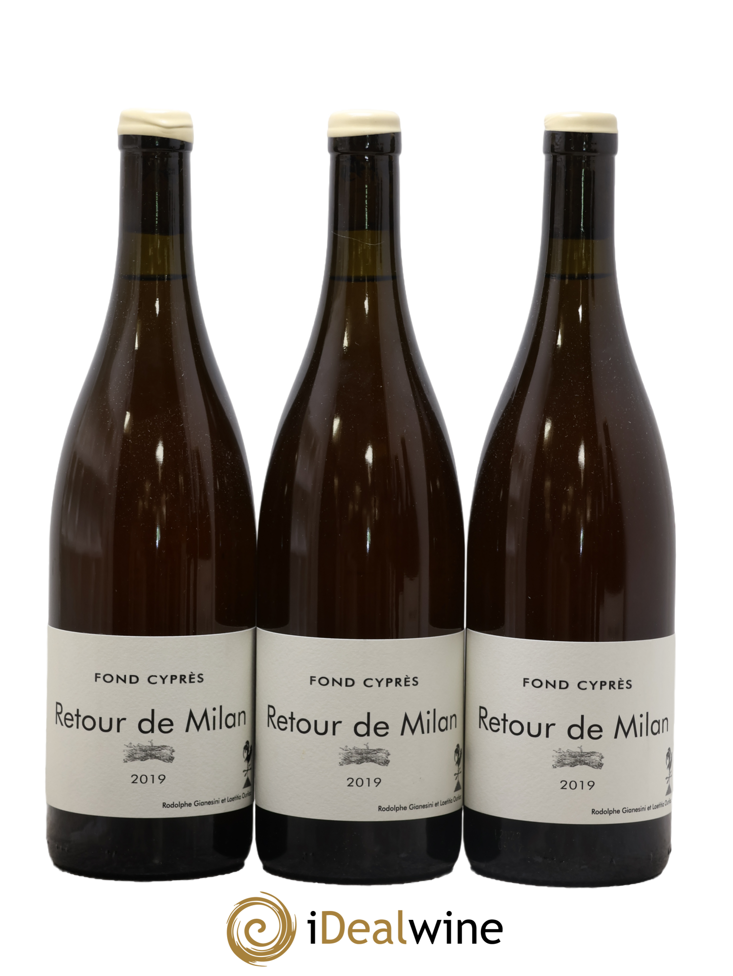 Vin de France Retour de Milan Fond Cyprès 2019 - Lot de 3 bouteilles - 0